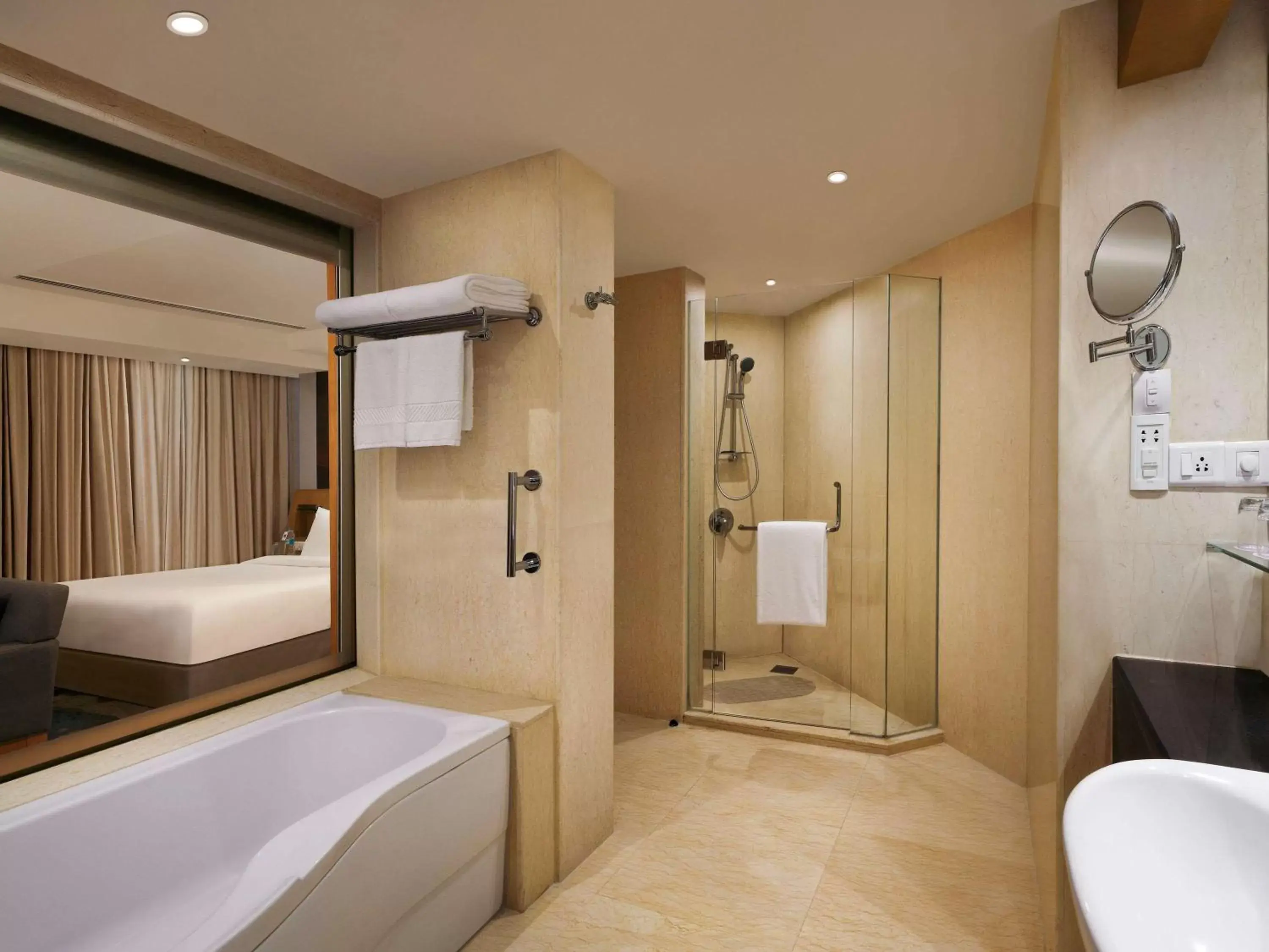 Photo of the whole room, Bathroom in Novotel Hyderabad Convention Centre