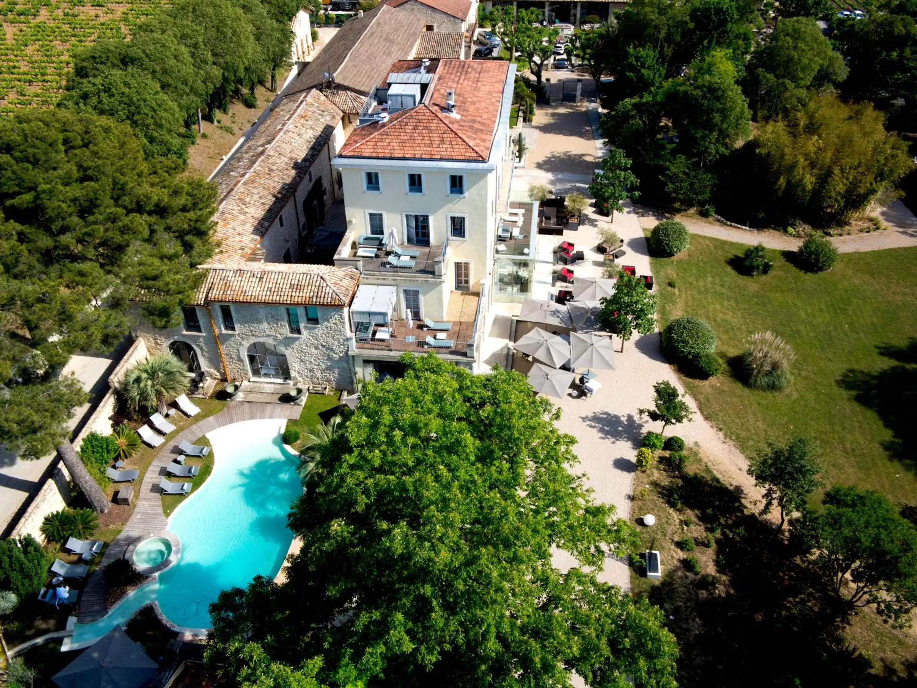 Bird's eye view, Bird's-eye View in Domaine de Verchant & Spa - Relais & Châteaux