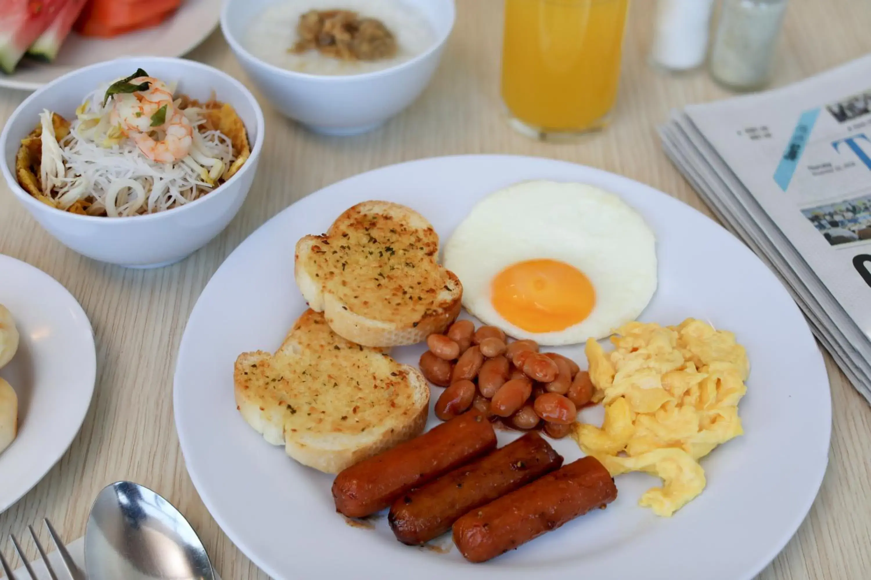 Continental breakfast in Citadines DPulze Cyberjaya