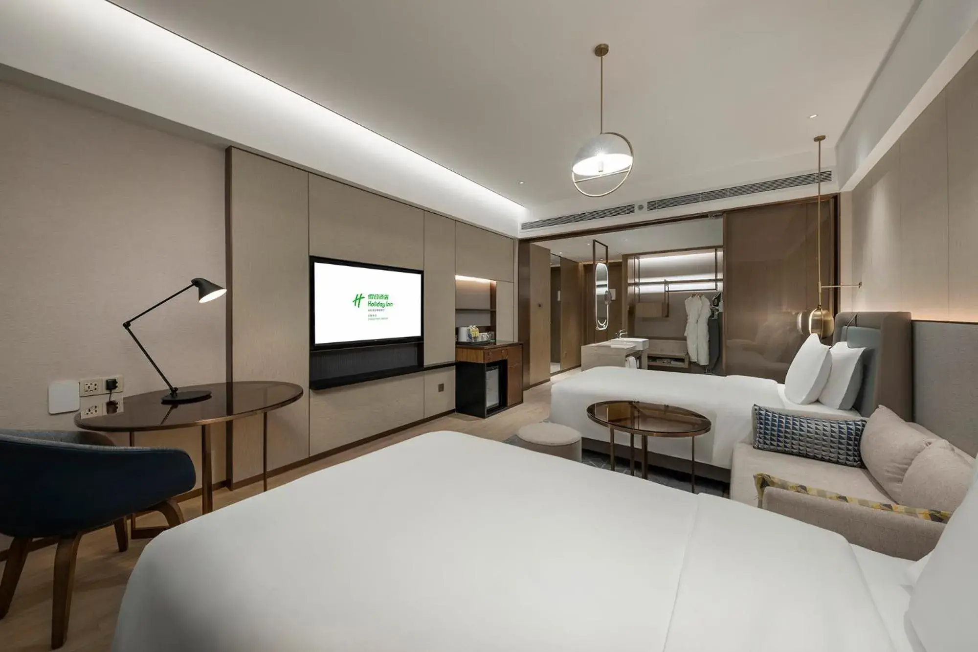 Bed in Holiday Inn Changchun Jingyue, an IHG Hotel