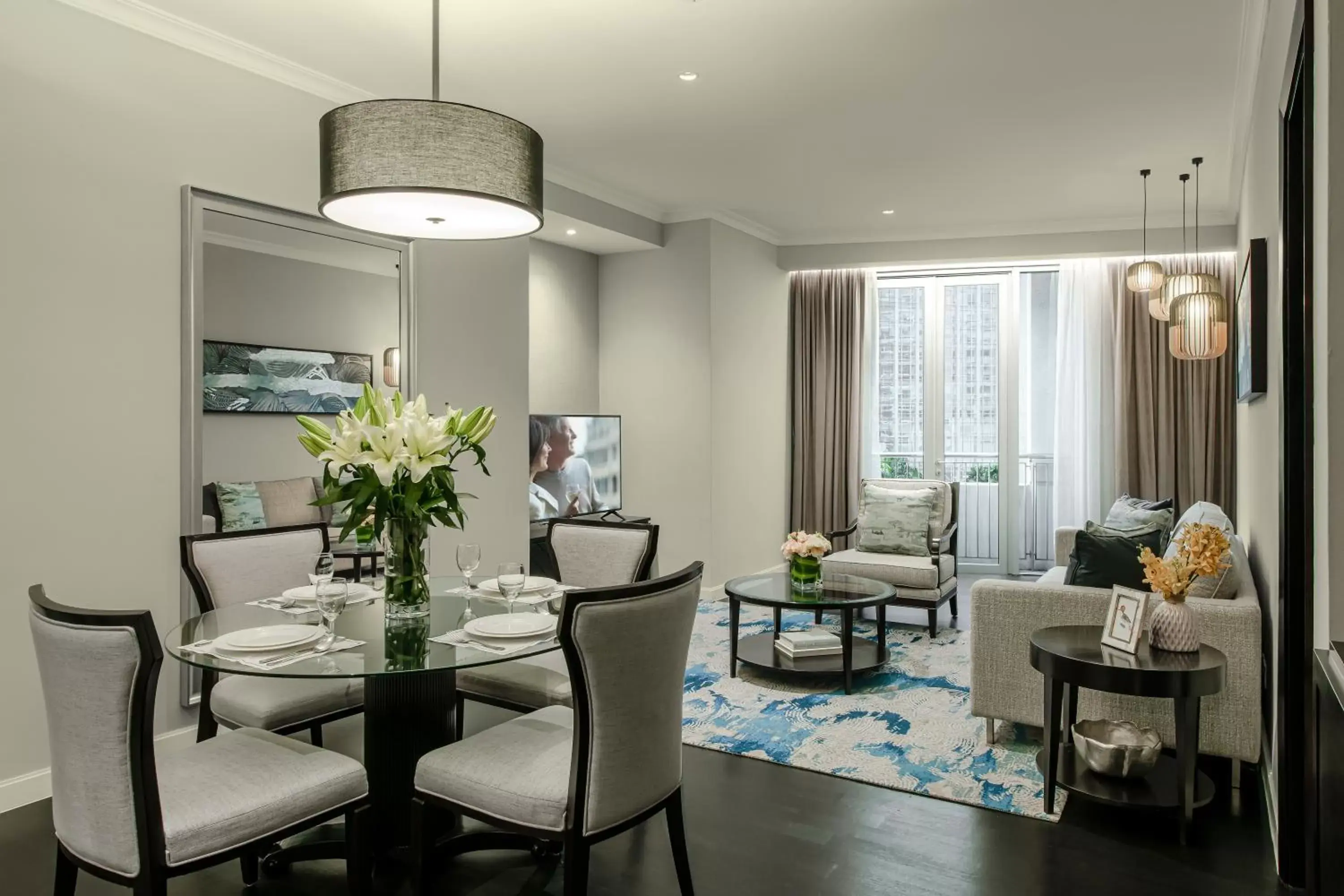 Living room, Seating Area in Ascott Kuala Lumpur