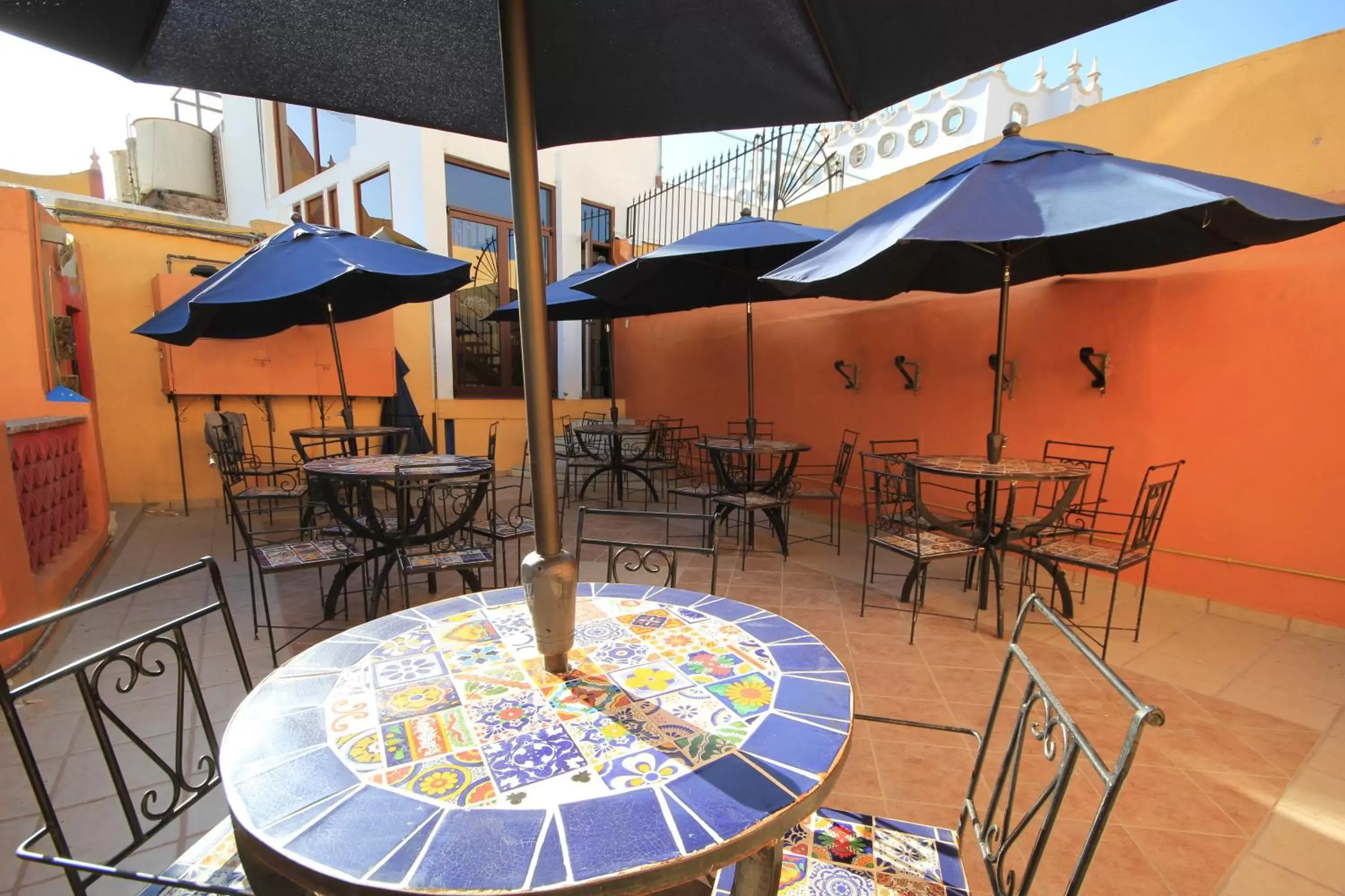 Patio, Restaurant/Places to Eat in Hotel Boutique Ponciano