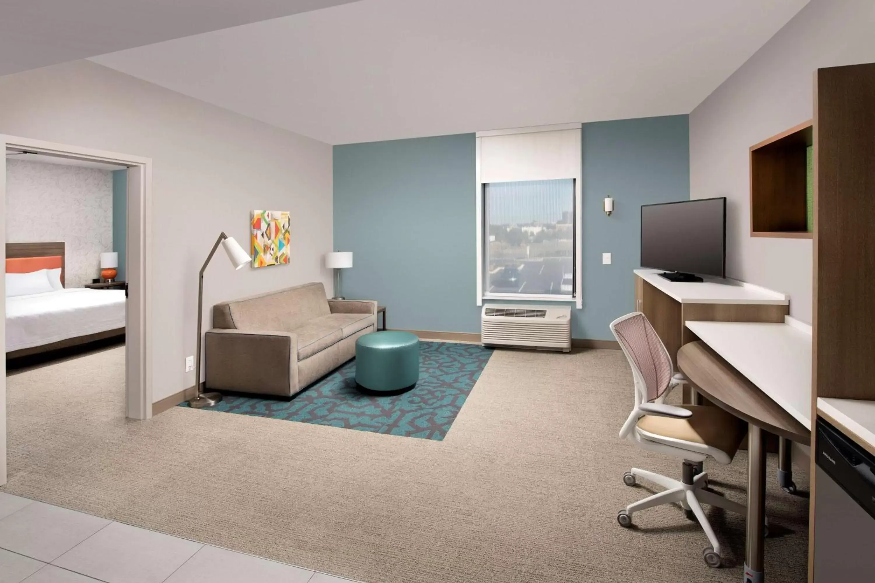 Seating area, Bed in Home2 Suites By Hilton Murfreesboro Seating area, Bed in Home2 Suites By Hilton Murfreesboro