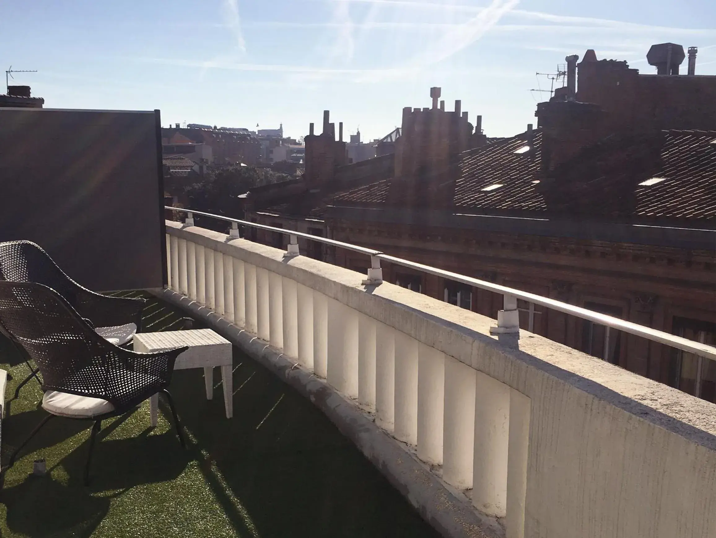 Balcony/Terrace in Hotel Ours Blanc - Wilson