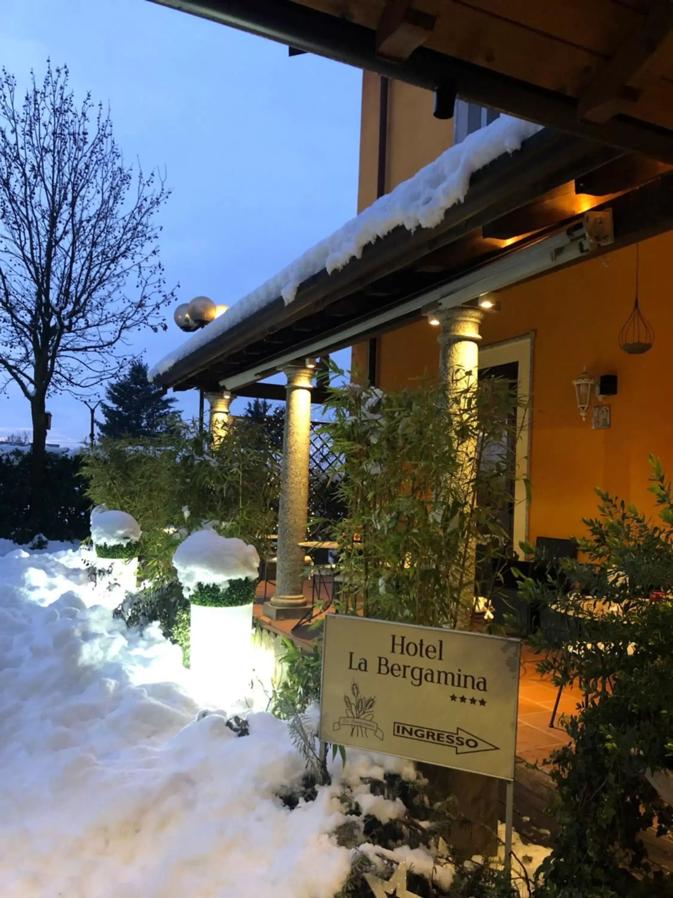 Facade/entrance in La Bergamina Hotel & Restaurant