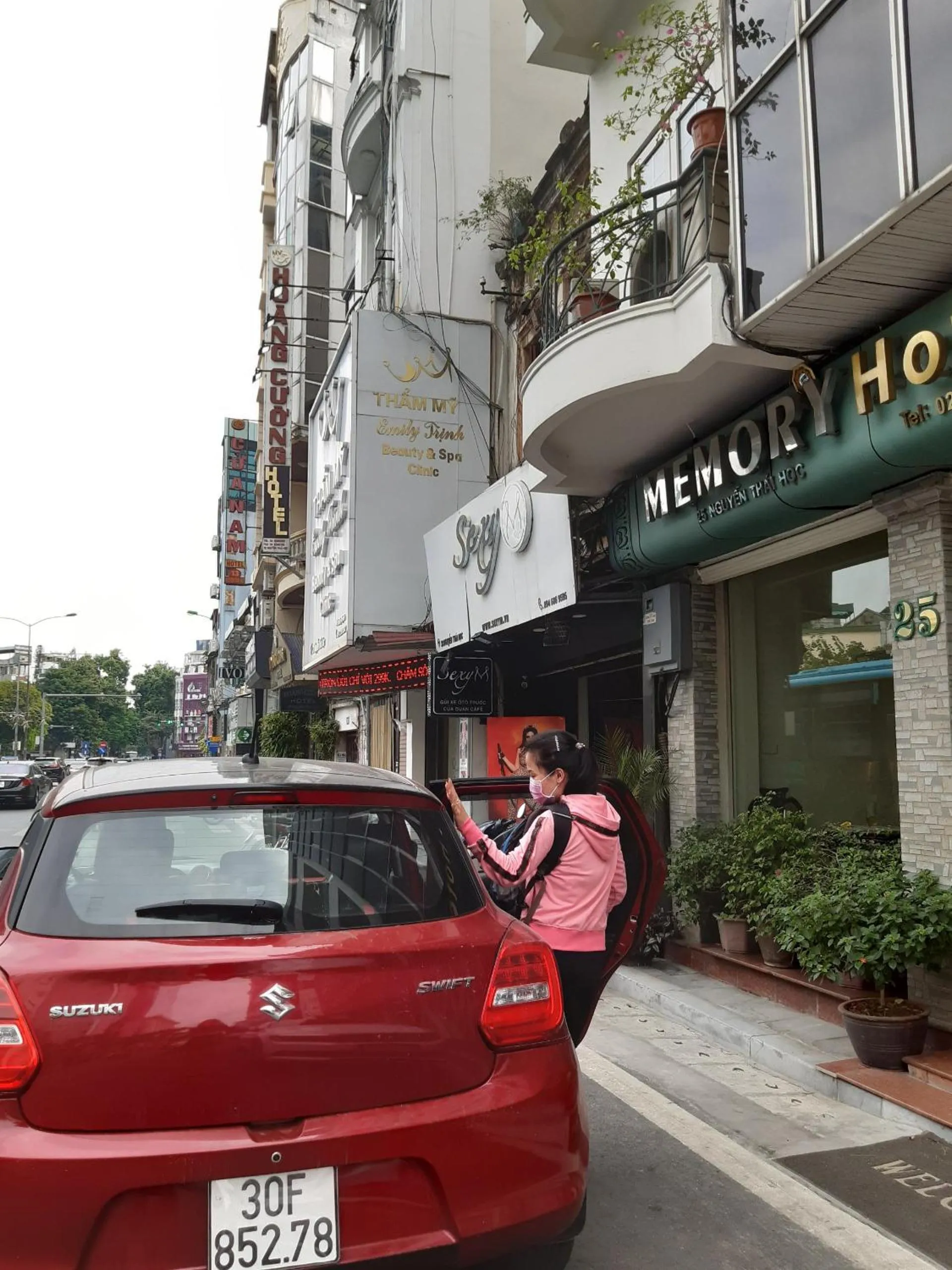 Off site in Memory Hotel