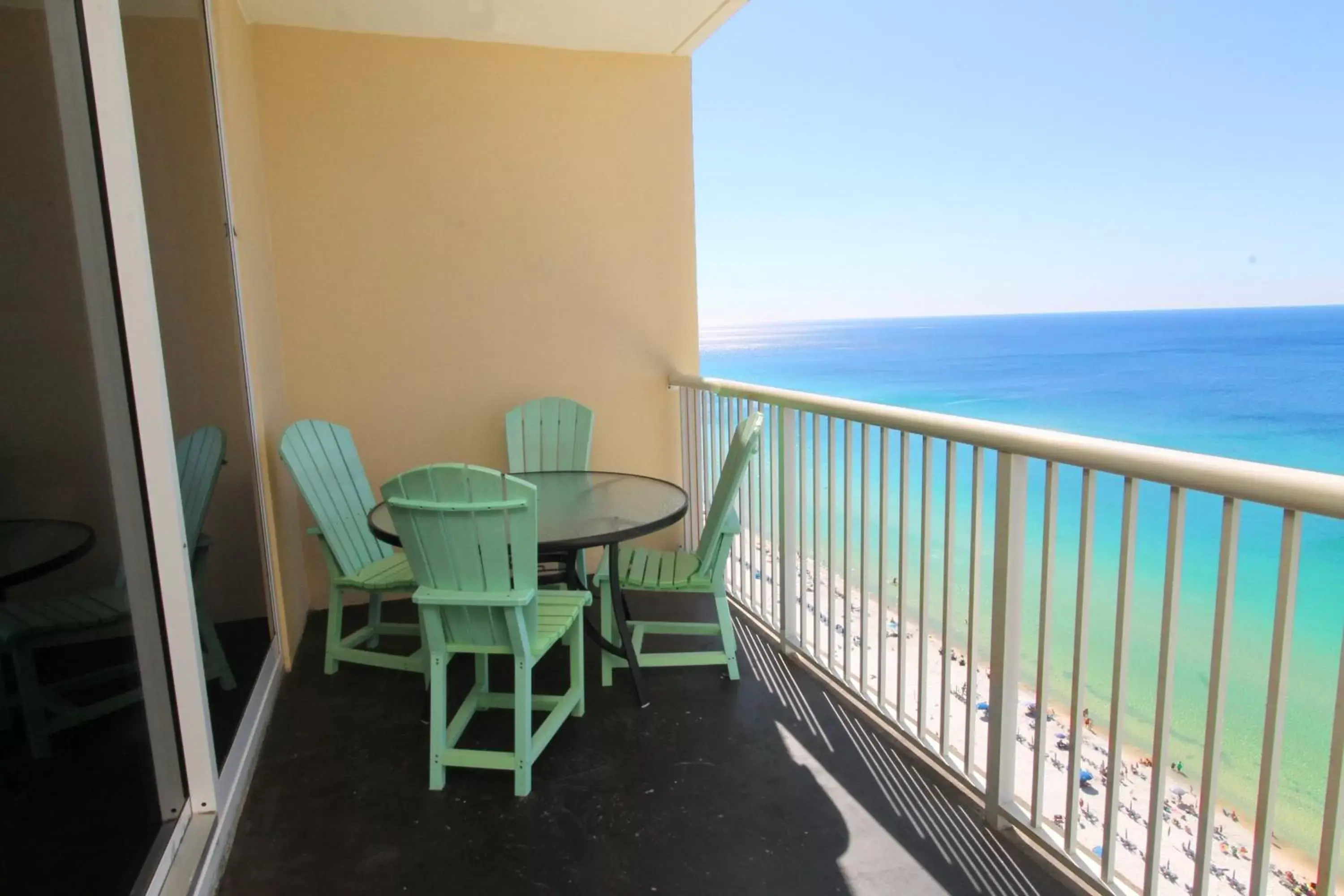 Patio, Balcony/Terrace in Majestic Beach Resort, Panama City Beach, Fl