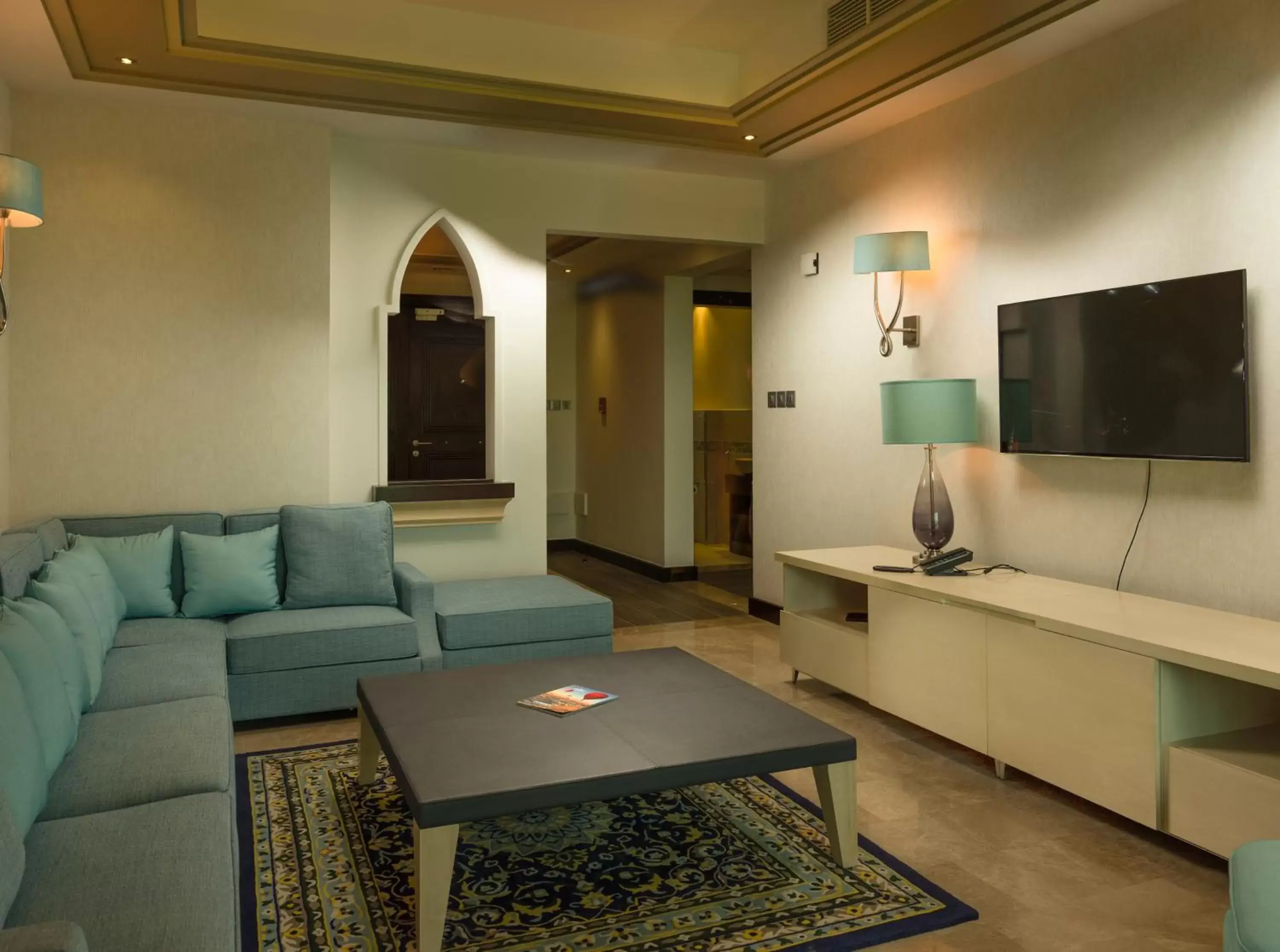 Communal lounge/ TV room, Seating Area in Retaj Salwa Resort & Spa