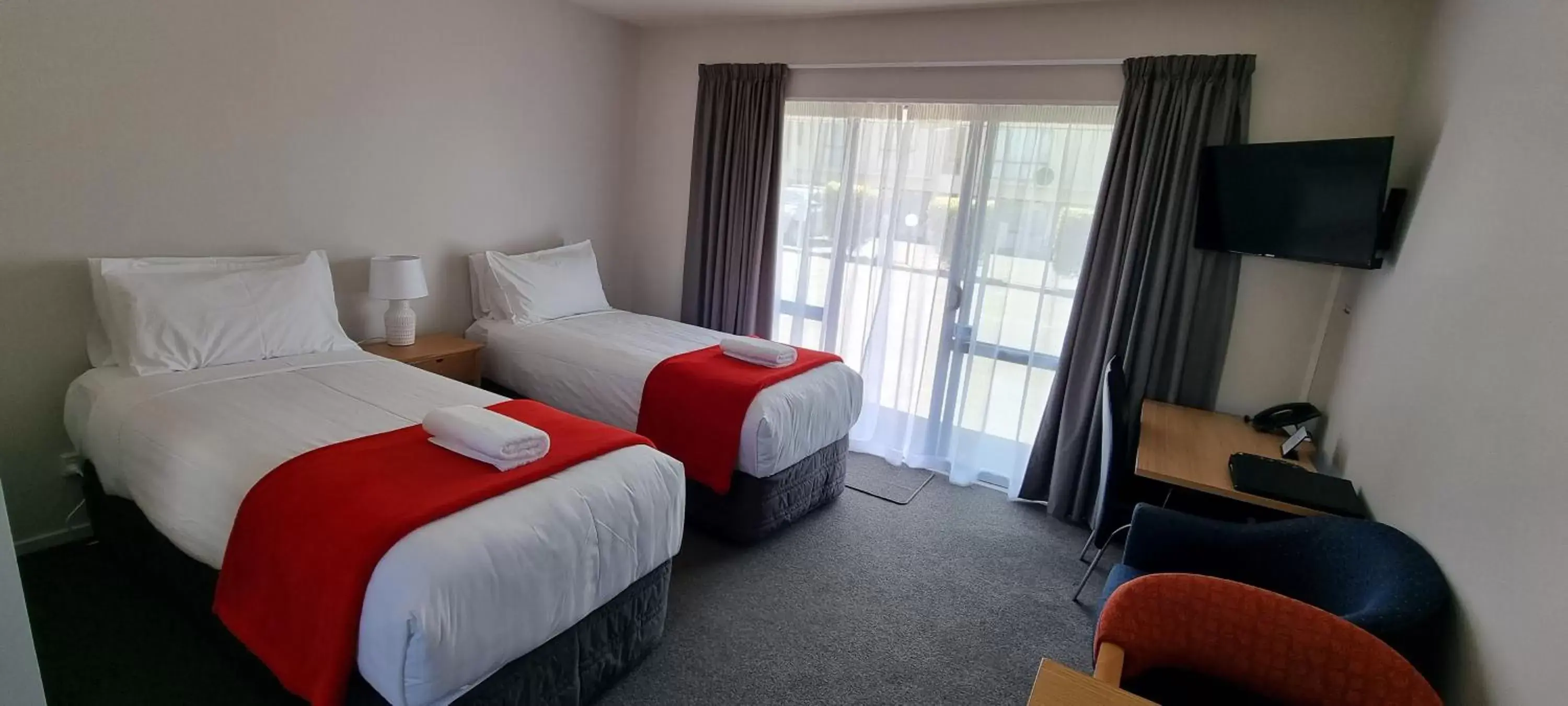 Photo of the whole room, Bed in Riccarton Mall Motel