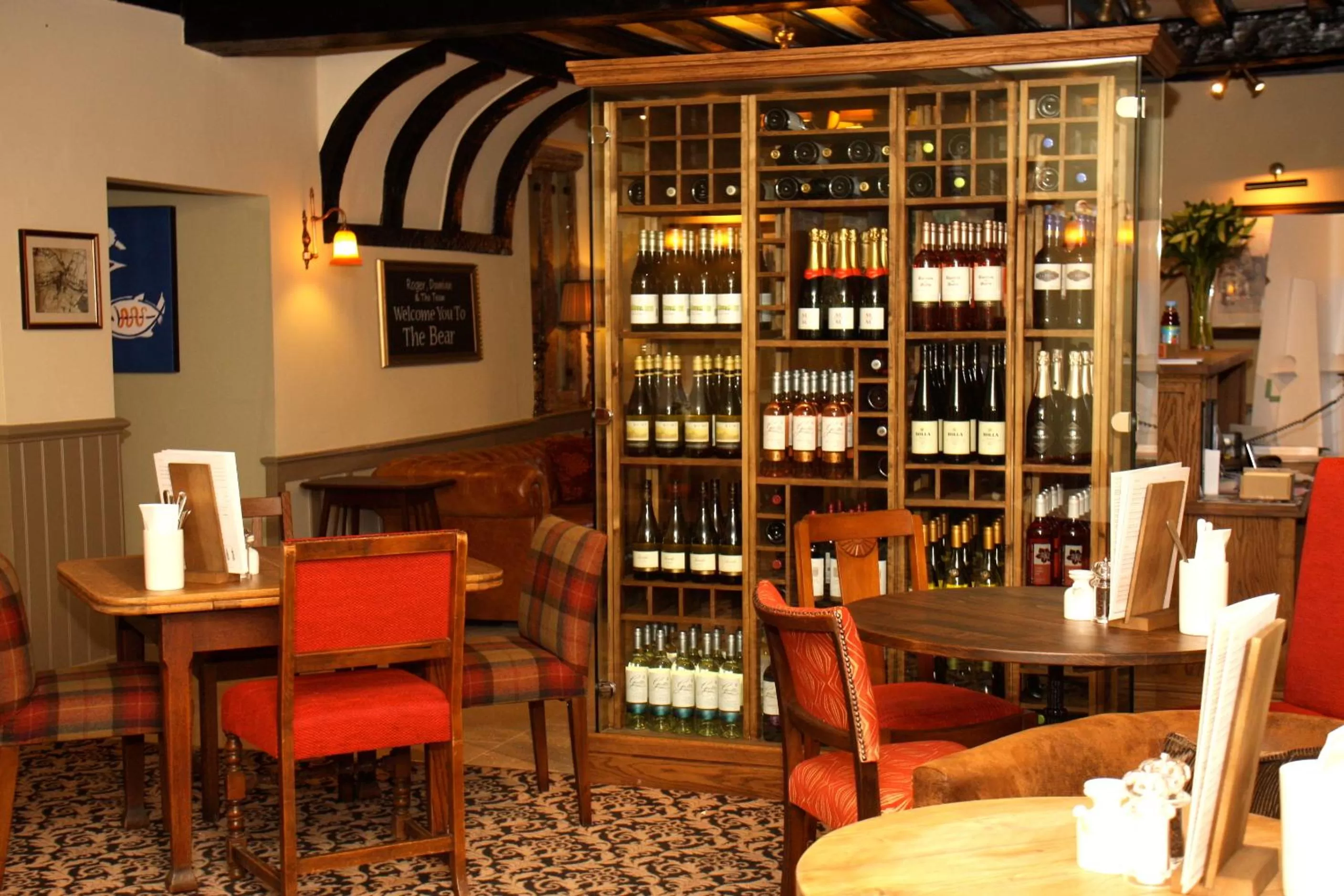 Lounge or bar in The Bear Hotel by Greene King Inns