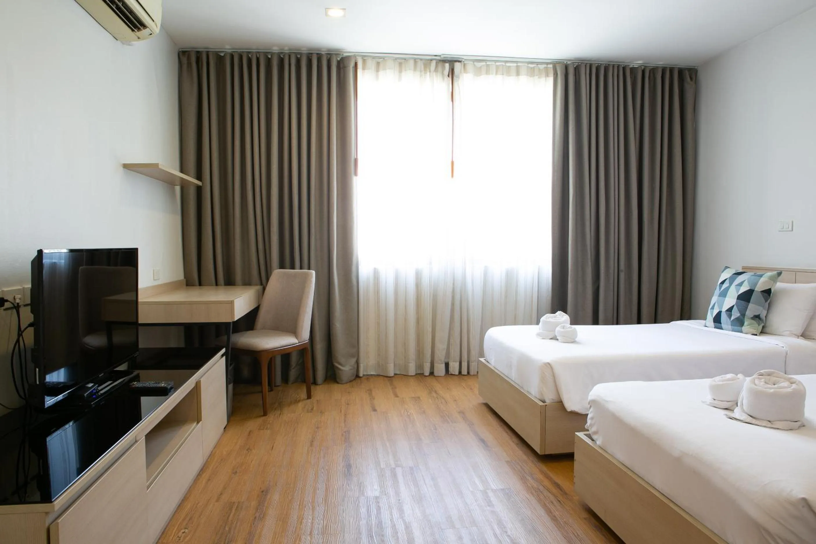 Bed in The Silver Palm Wellness Resort