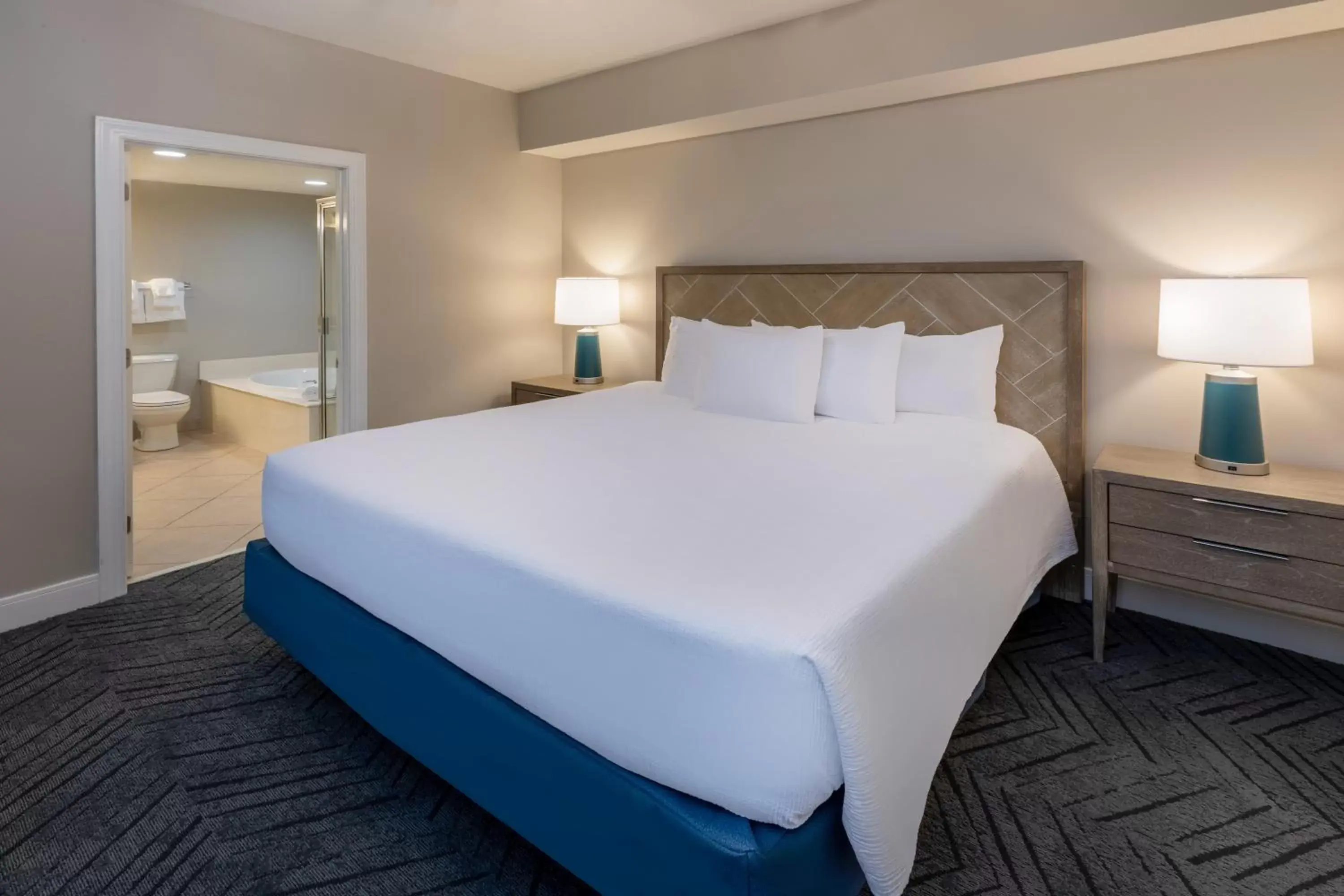 Bed in Escapes! To The Shores Orange Beach, A Ramada by Wyndham