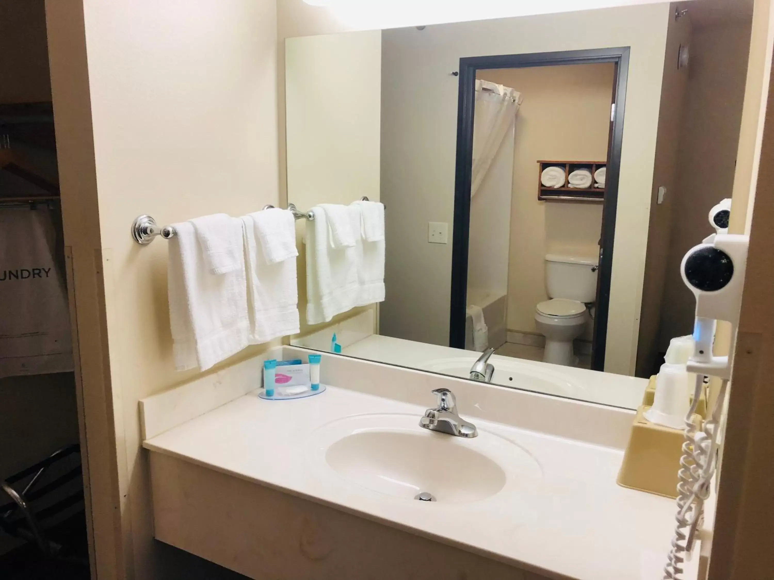 Bathroom in Shenandoah Inn & Suites