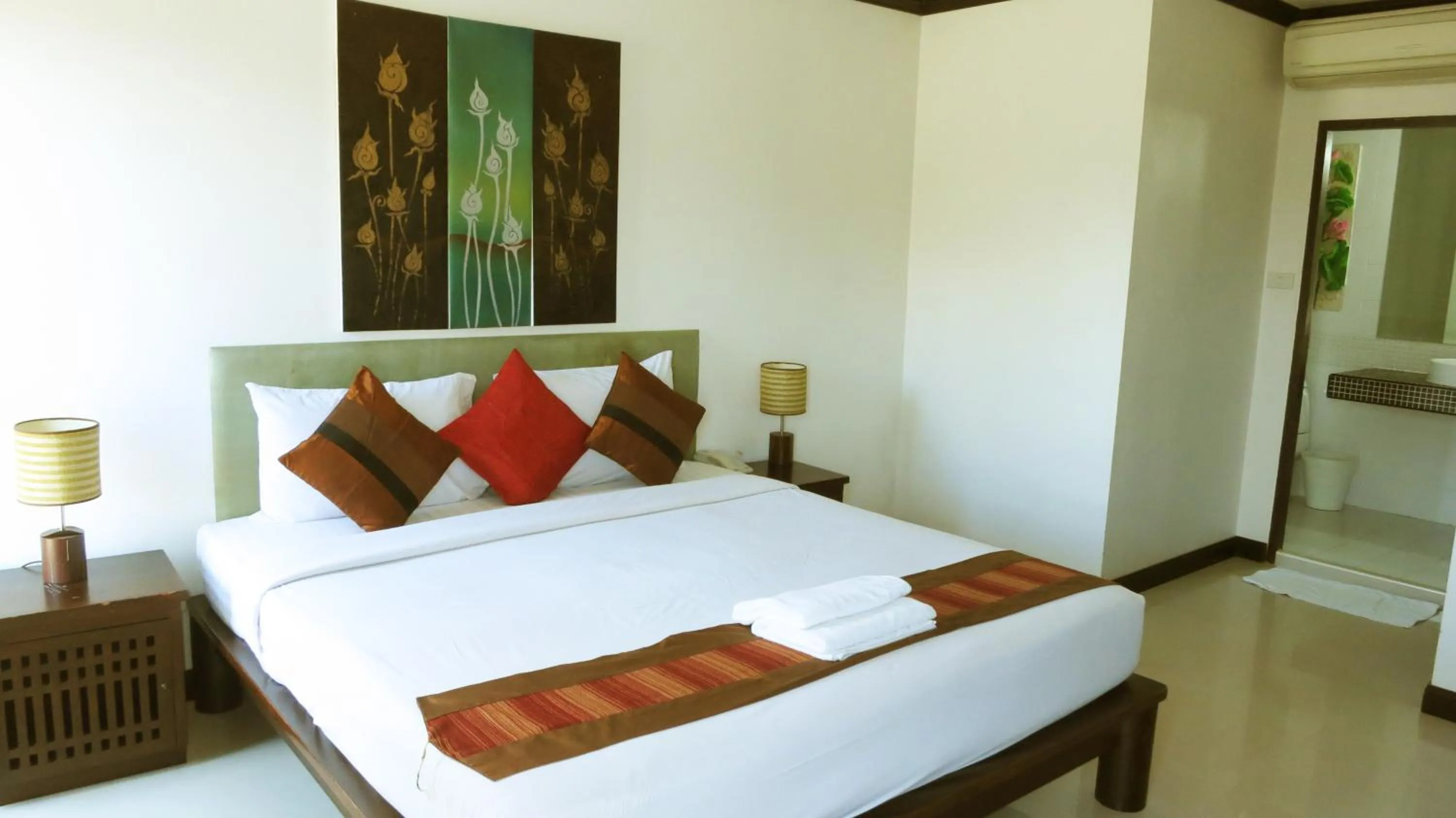 Bed in Queen Boutique Hotel Chaweng