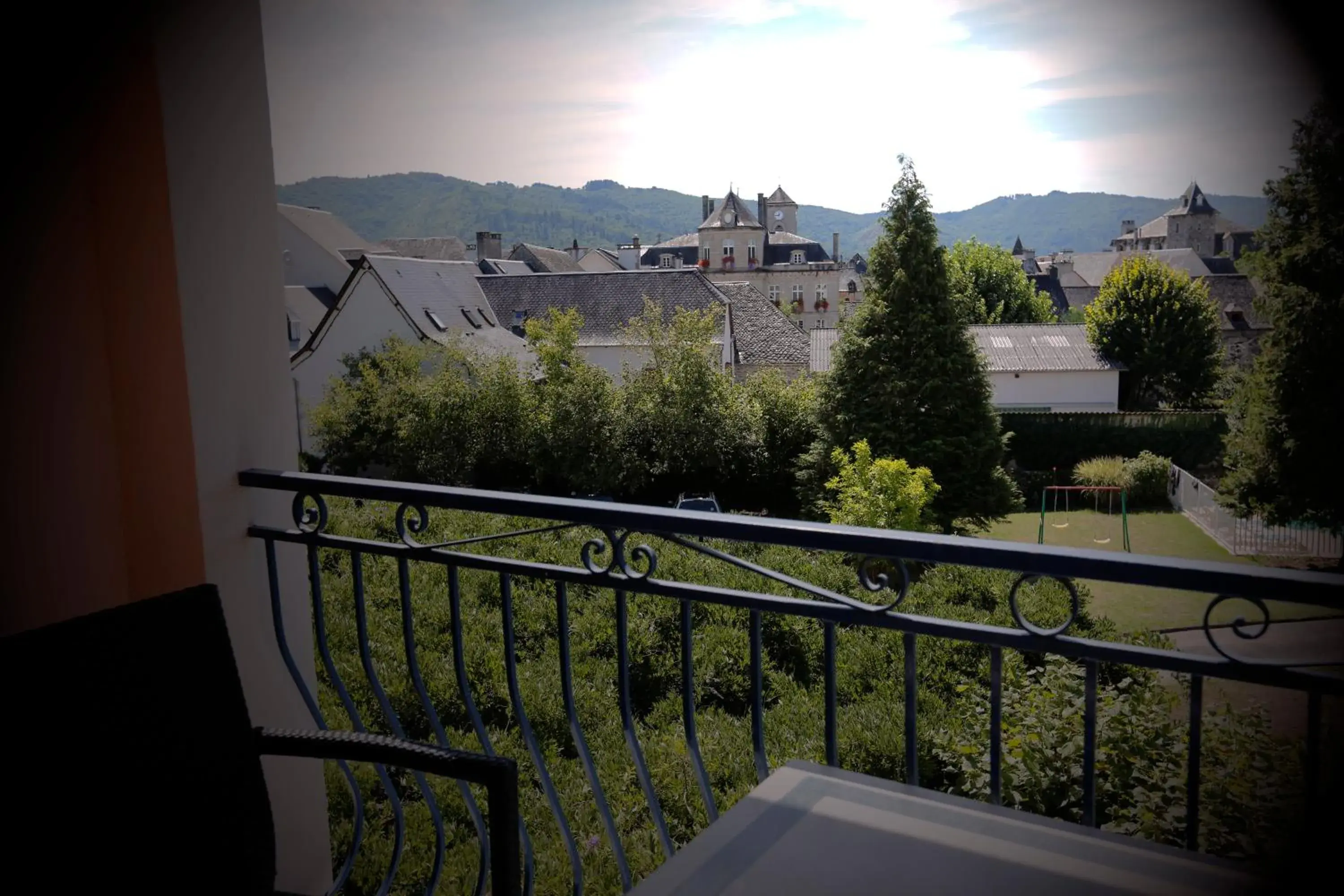 Day, Balcony/Terrace in Logis Hotel Le Sablier du Temps