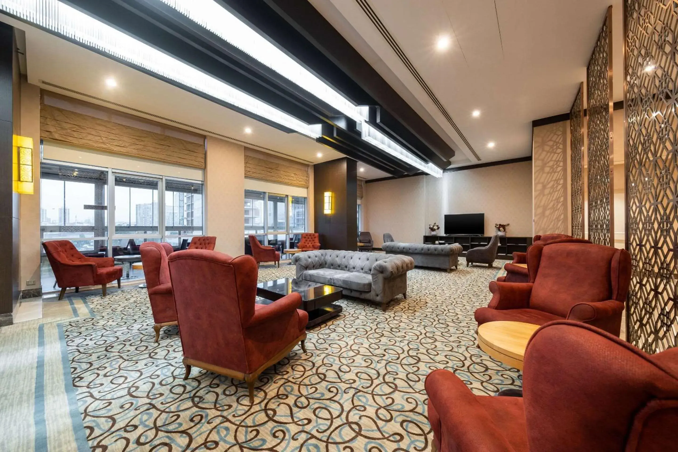 Lobby or reception, Lounge/Bar in Clarion Hotel Istanbul Mahmutbey