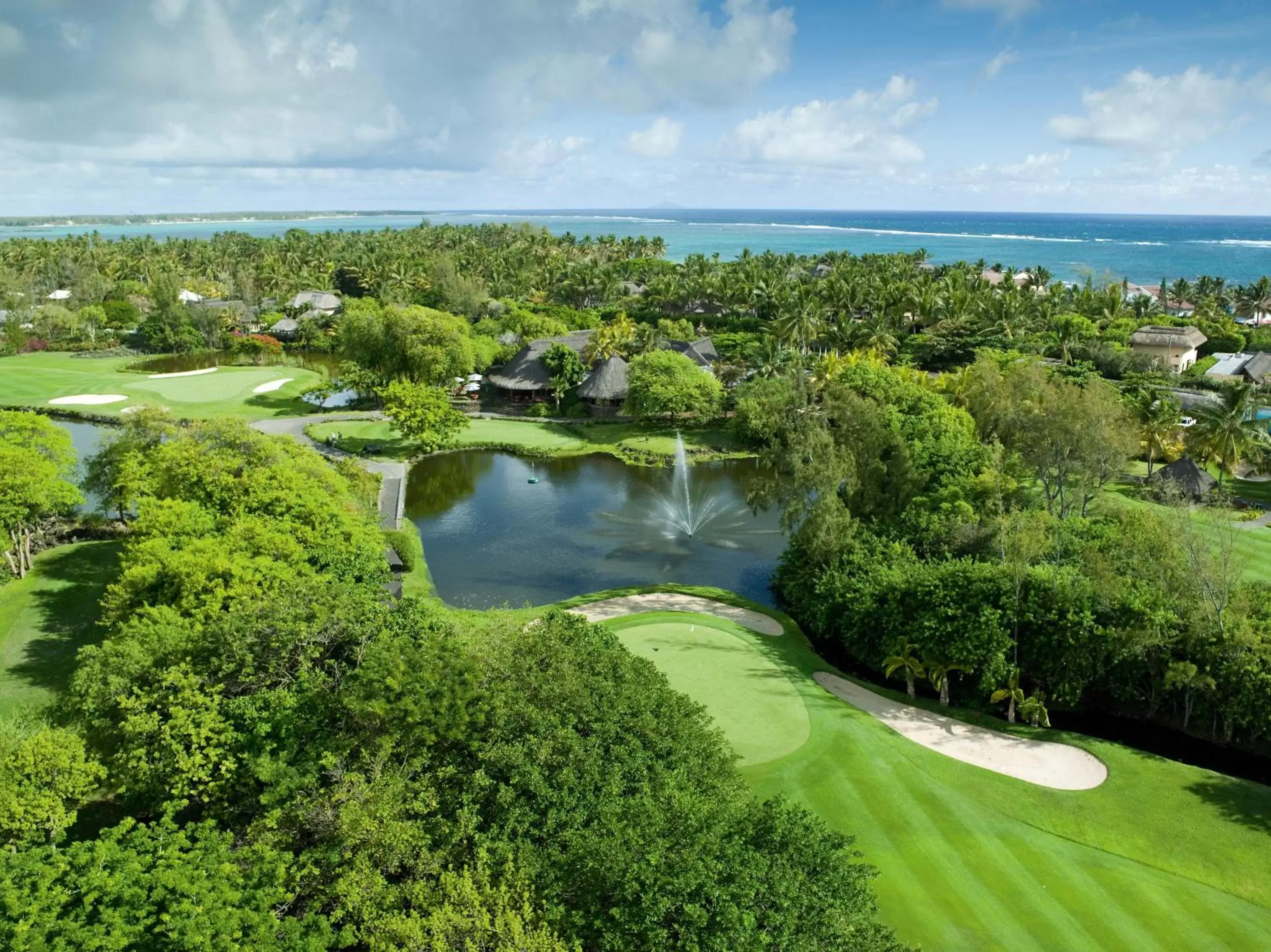 Natural landscape, Bird's-eye View in Constance Belle Mare Plage