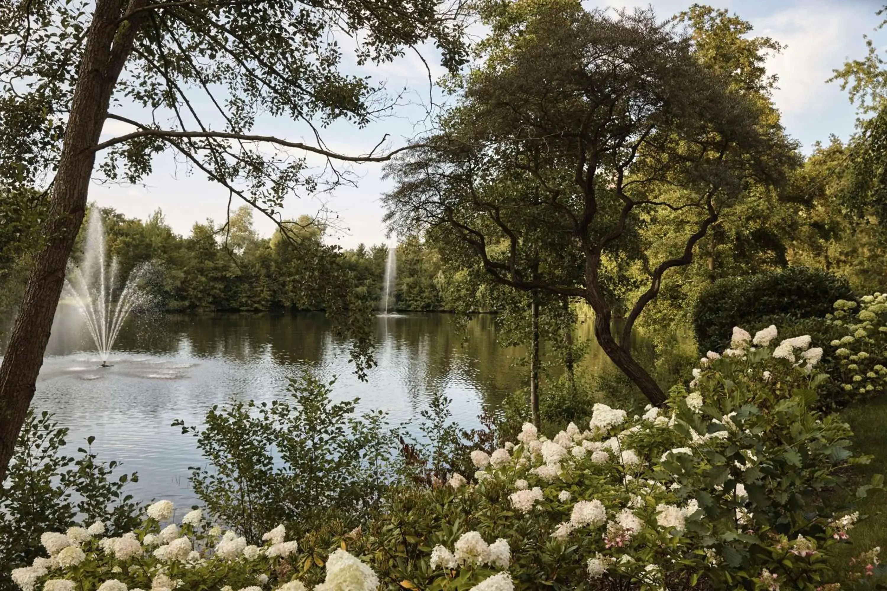 Garden in Kempinski Hotel Frankfurt Gravenbruch