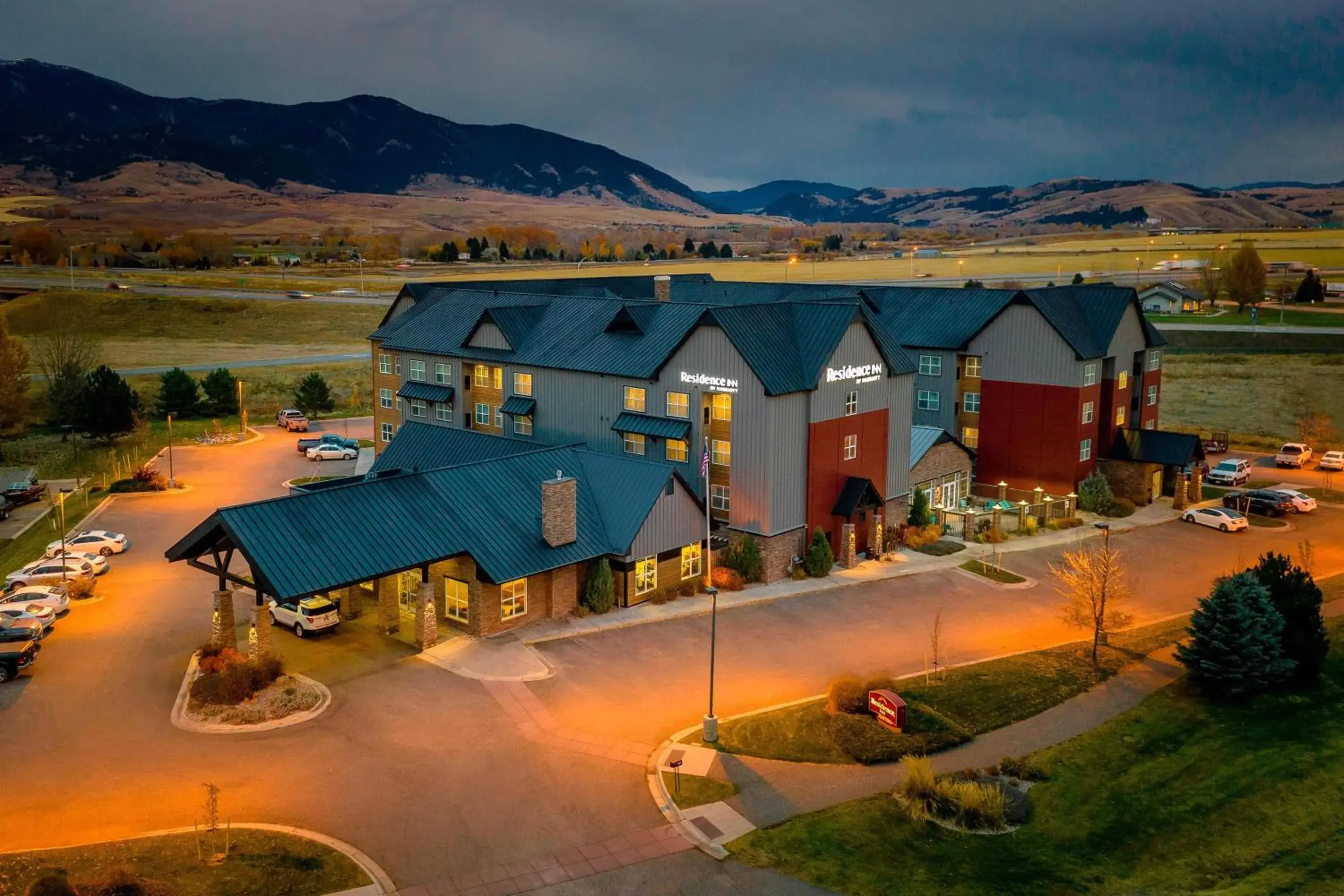 Property building, Bird's-eye View in Residence Inn Bozeman