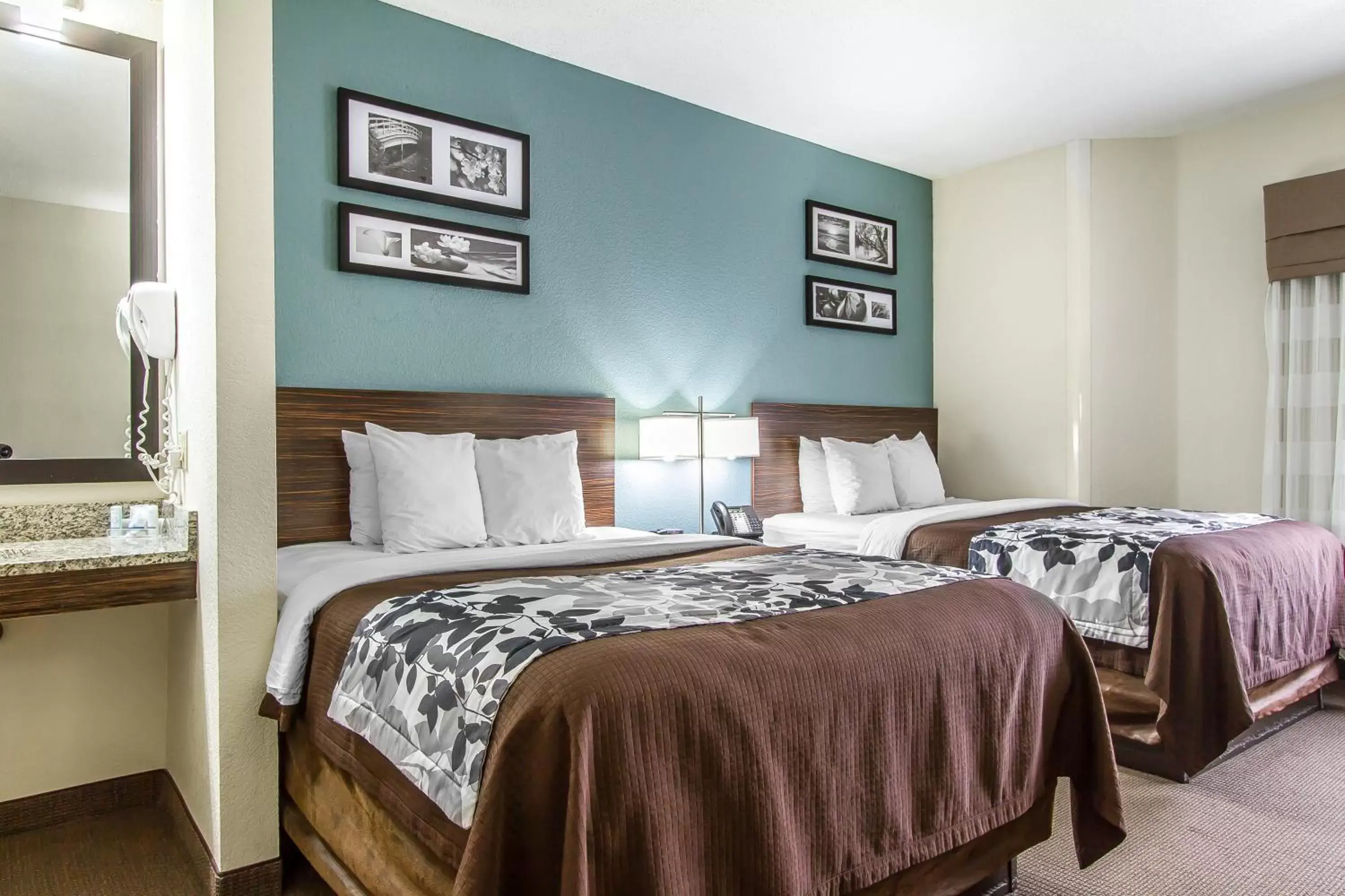 Double Suite with Two Double Beds in Sleep Inn Scott-Lafayette West