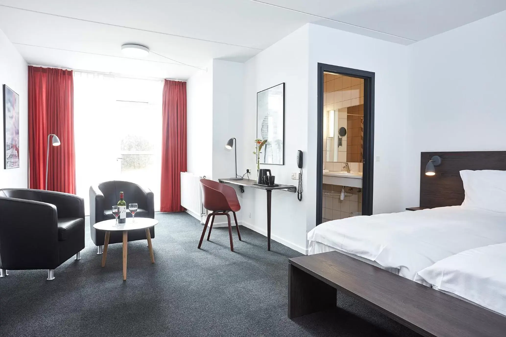 Double Room with Private Terrace - single occupancy - Ground Floor in Skaga Hotel Double Room with Private Terrace - single occupancy - Ground Floor in Skaga Hotel