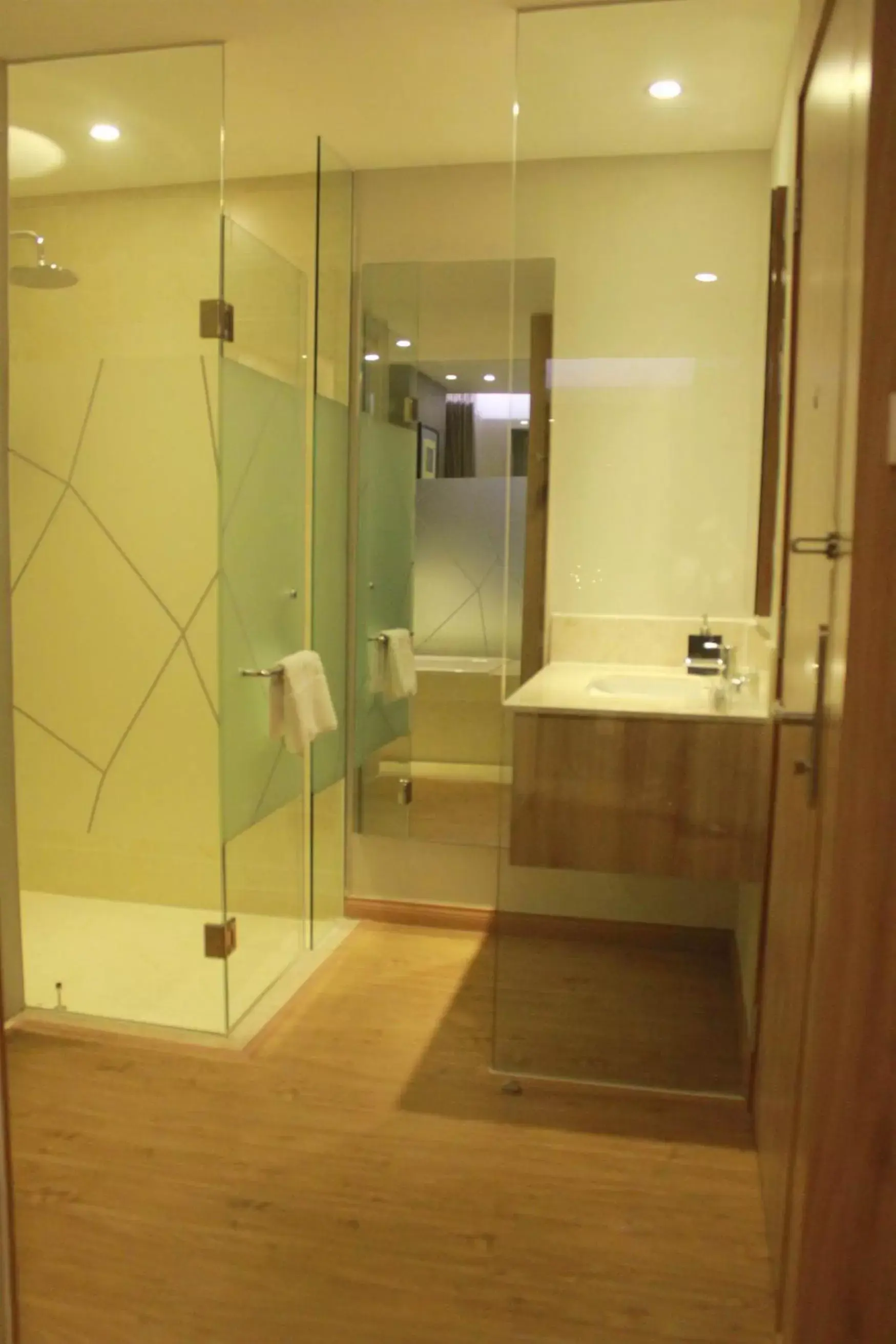 Shower, Bathroom in Avanti Hotel