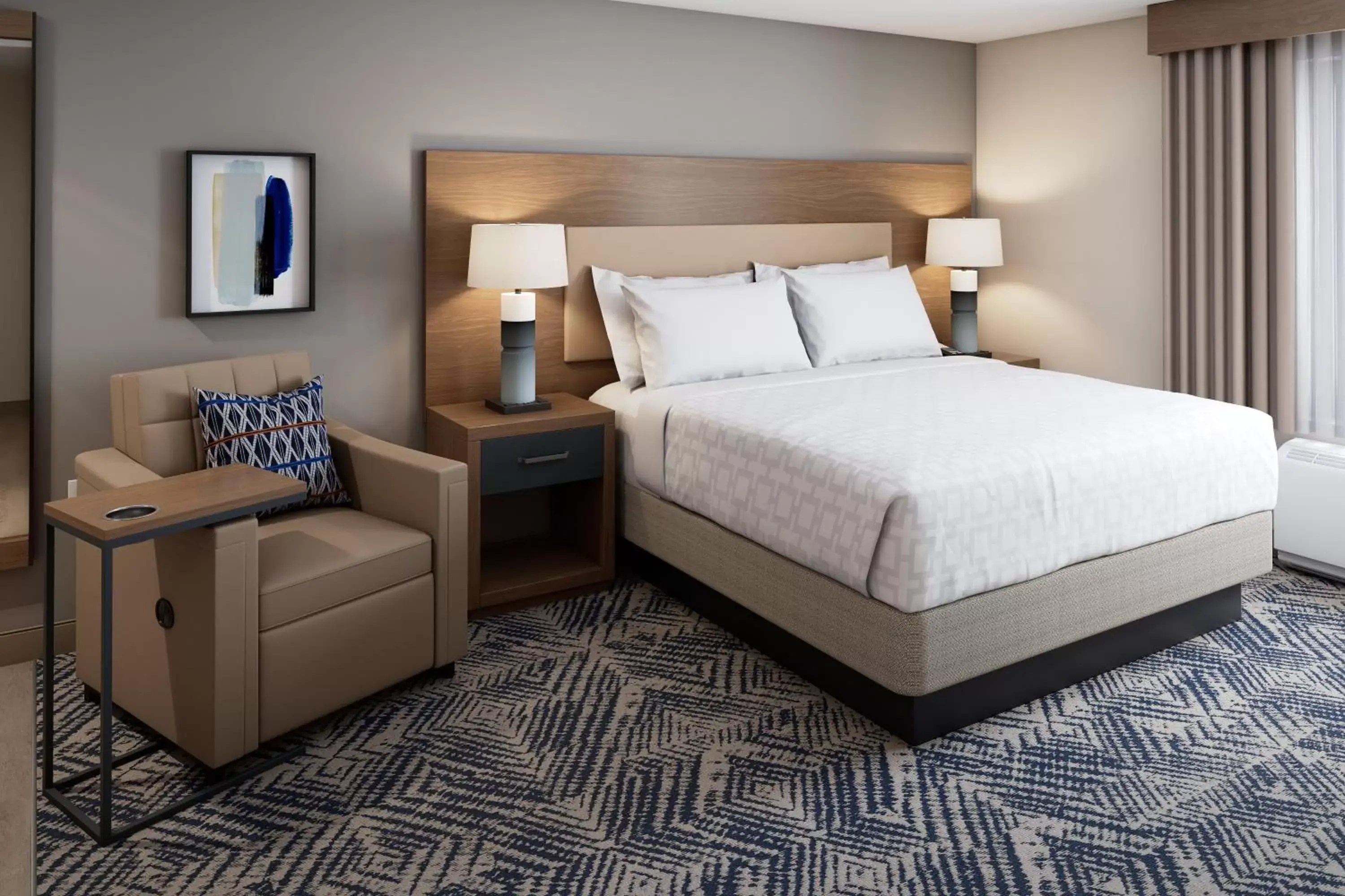 Photo of the whole room, Bed in Candlewood Suites - Tulsa Hills - Jenks, an IHG Hotel