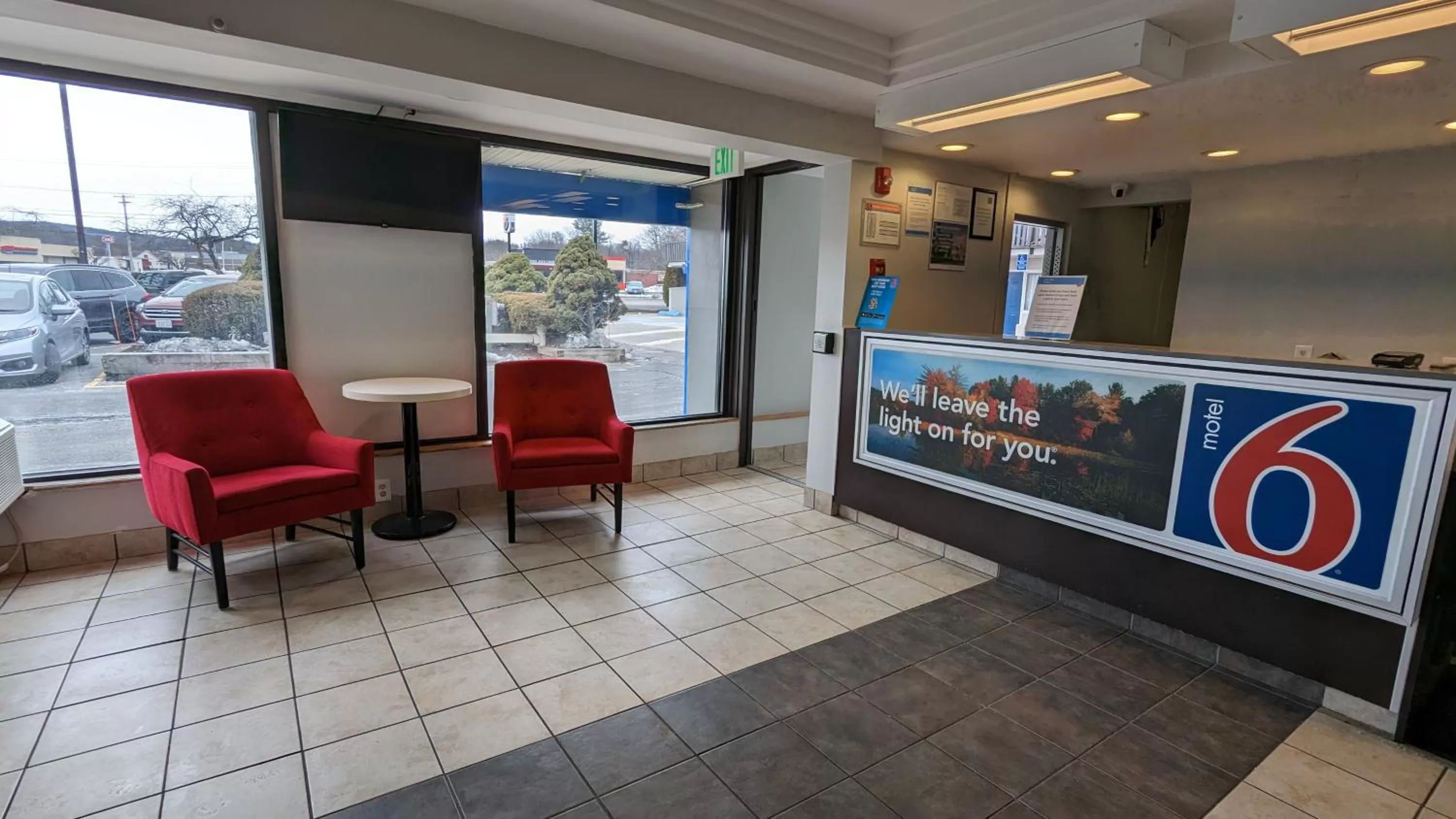 Lobby or reception in Motel 6-Leominster, MA
