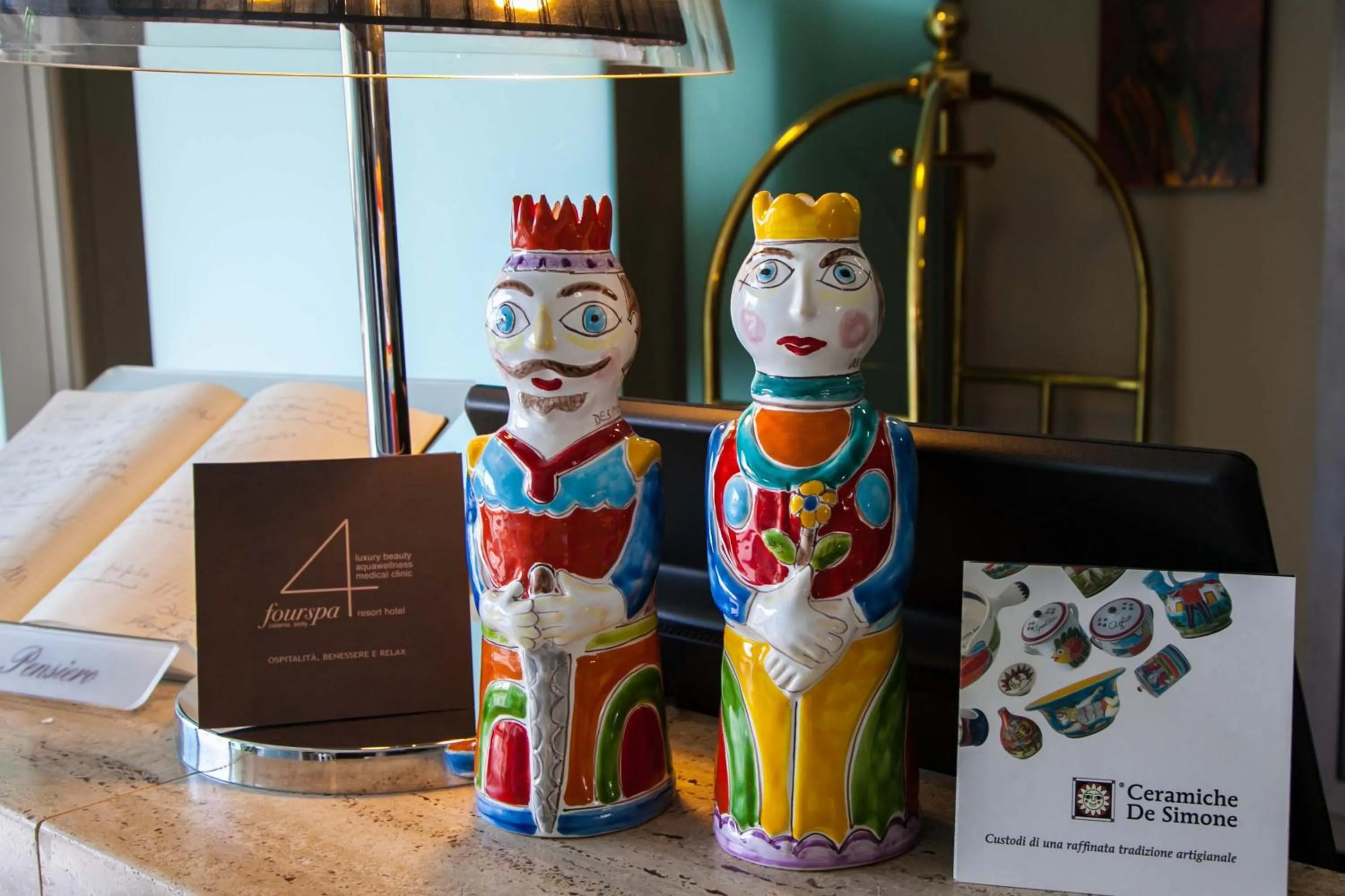 Lobby or reception in 4 Spa Resort Hotel