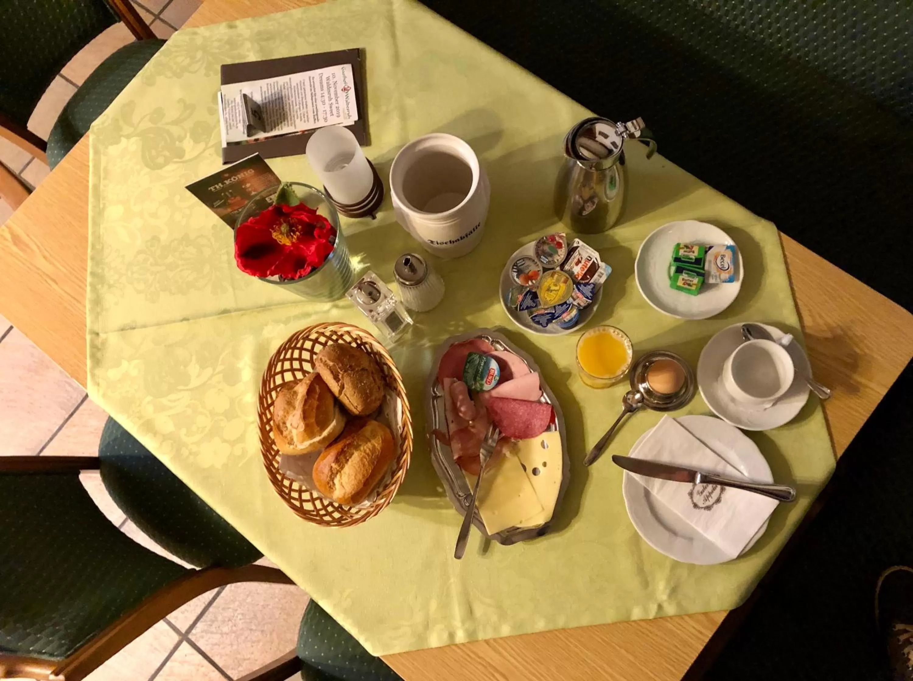 Breakfast in Gasthof Waldesruh