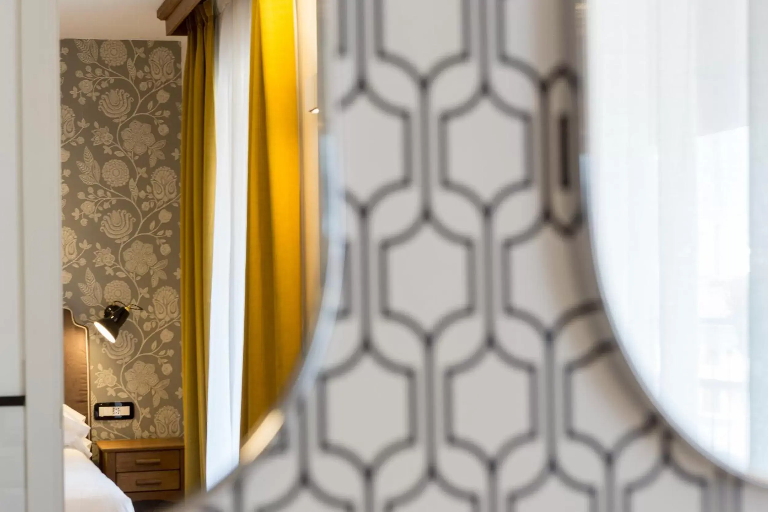 Decorative detail, Bathroom in Duca D'Aosta Hotel