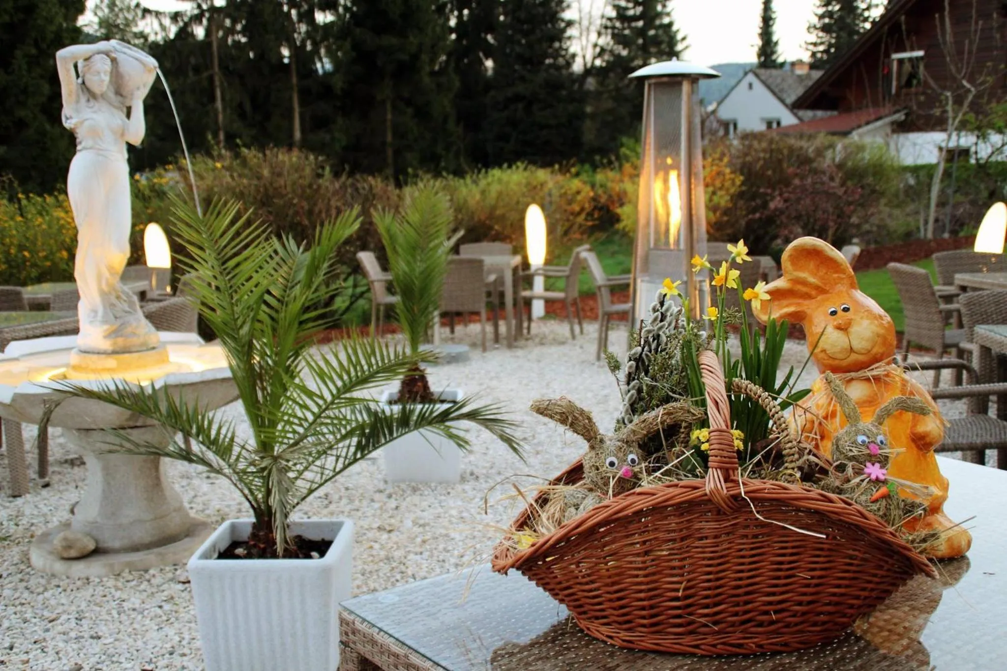 Garden in Hotel Kärnten