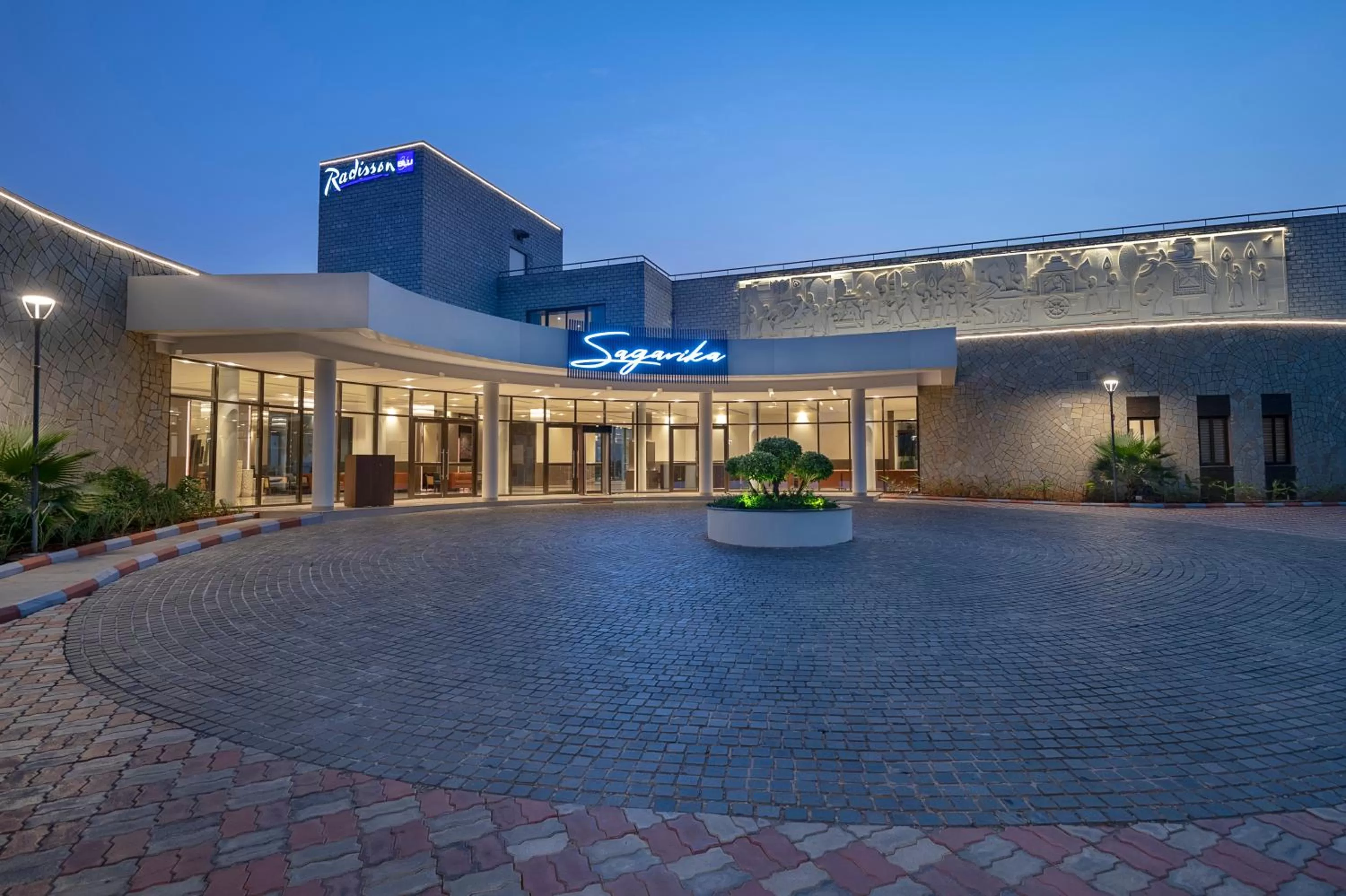 Property building in Radisson Blu Resort Visakhapatnam