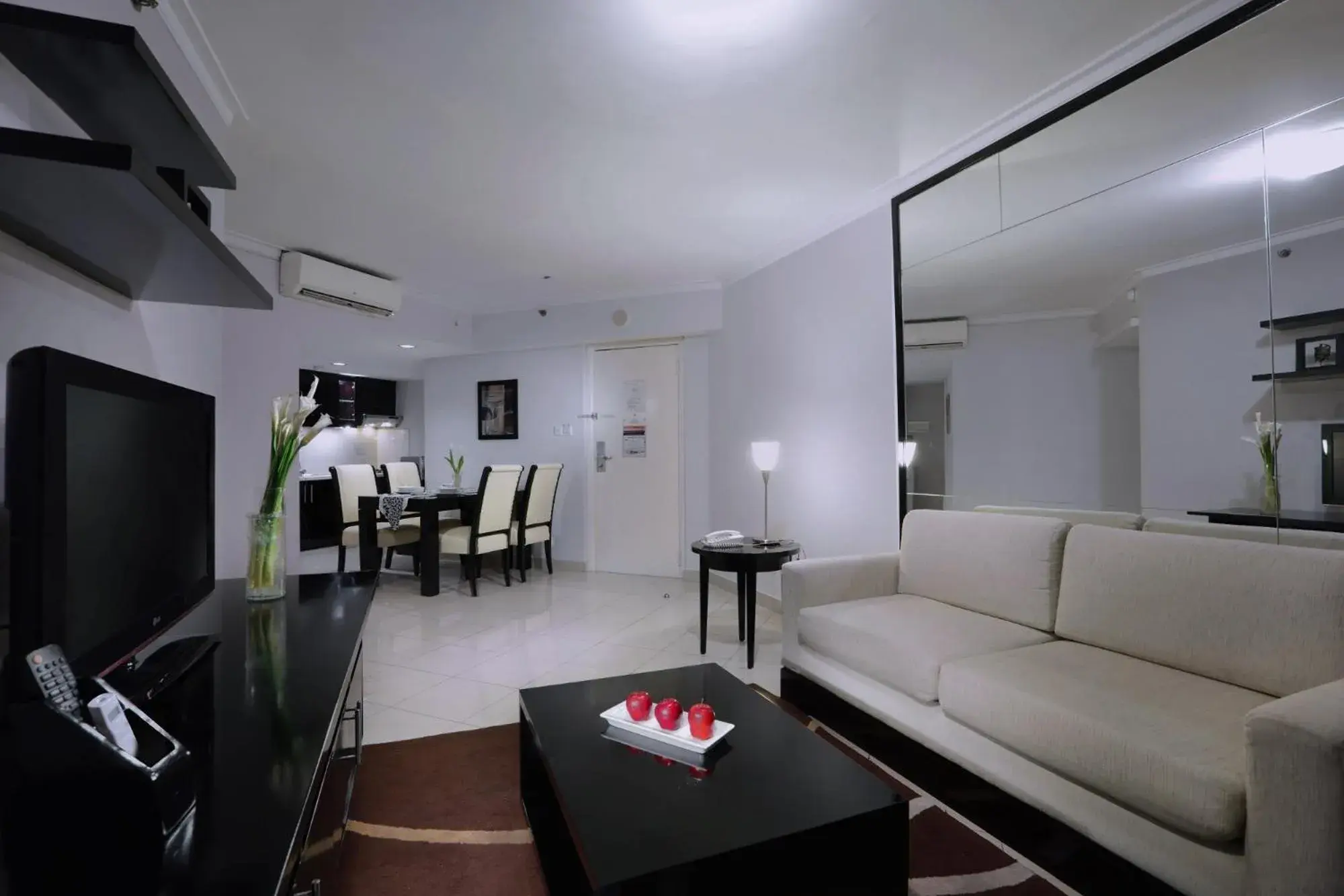 Seating Area in Horison Suite Residences Rasuna Jakarta