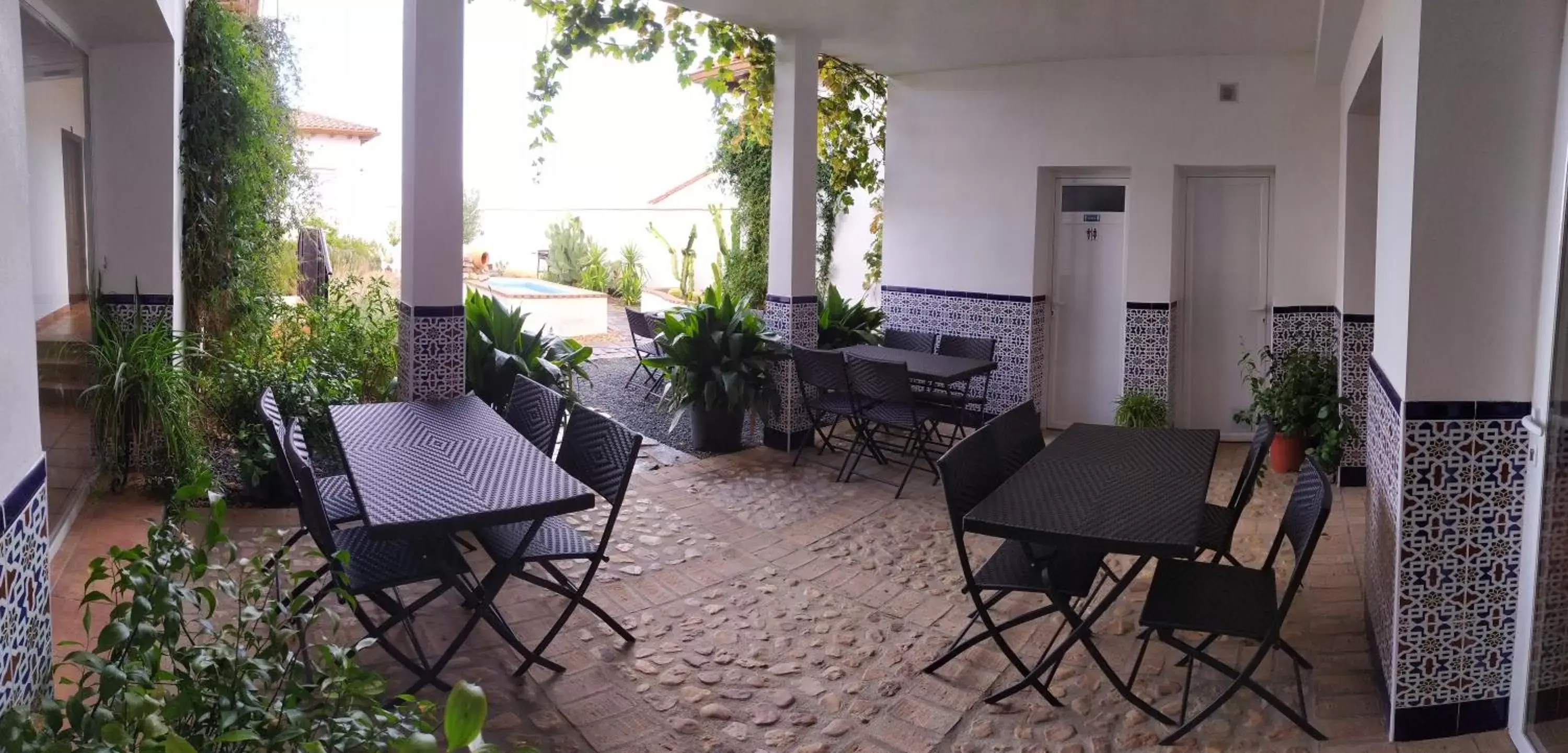 Patio, Restaurant/Places to Eat in Casa Rural El Nidal