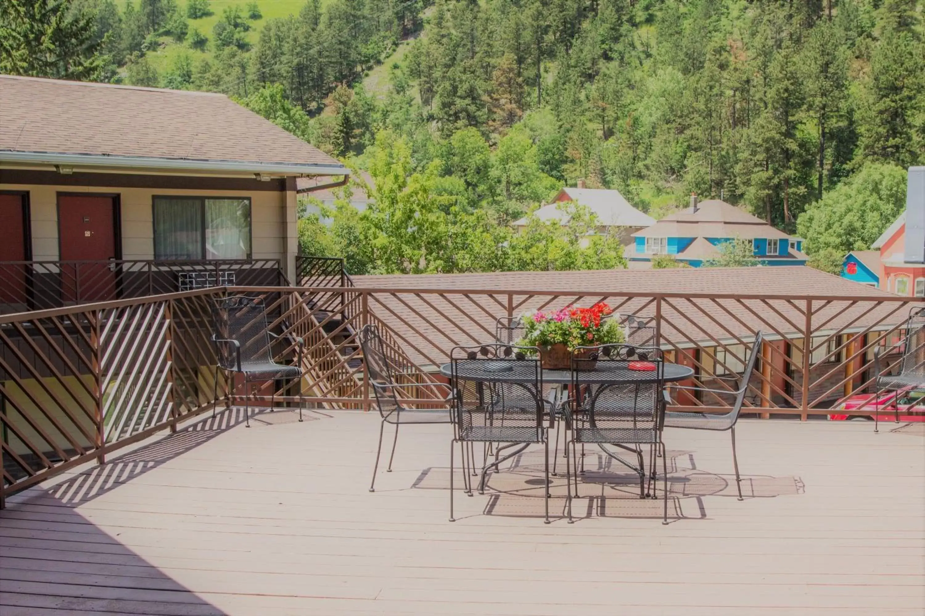 Patio in Deadwood Miners Hotel & Restaurant