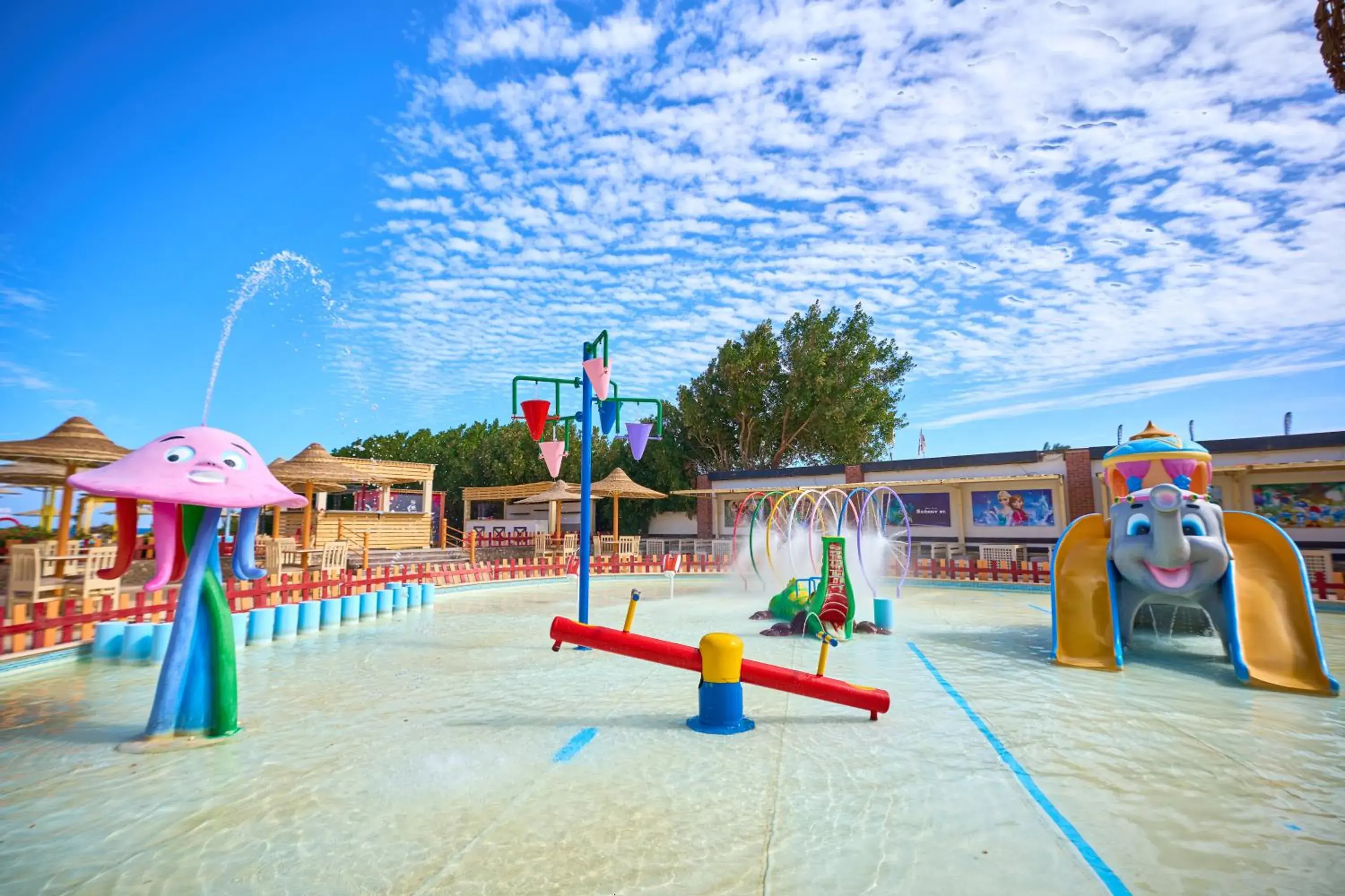 Swimming pool, Children's Play Area in El Karma Beach Resort & Aqua Park - Hurghada