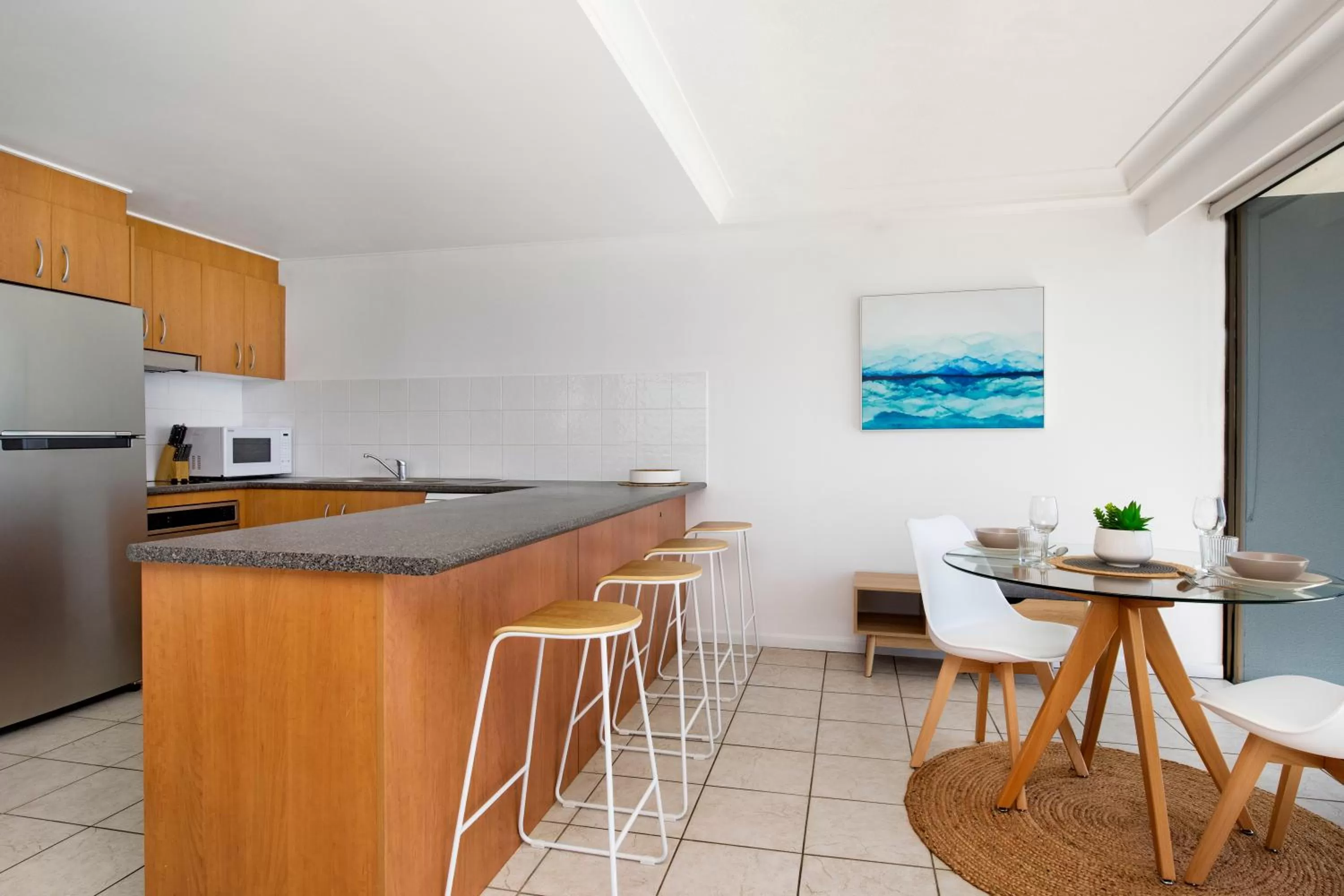 Kitchen or kitchenette in BreakFree Longbeach Resort