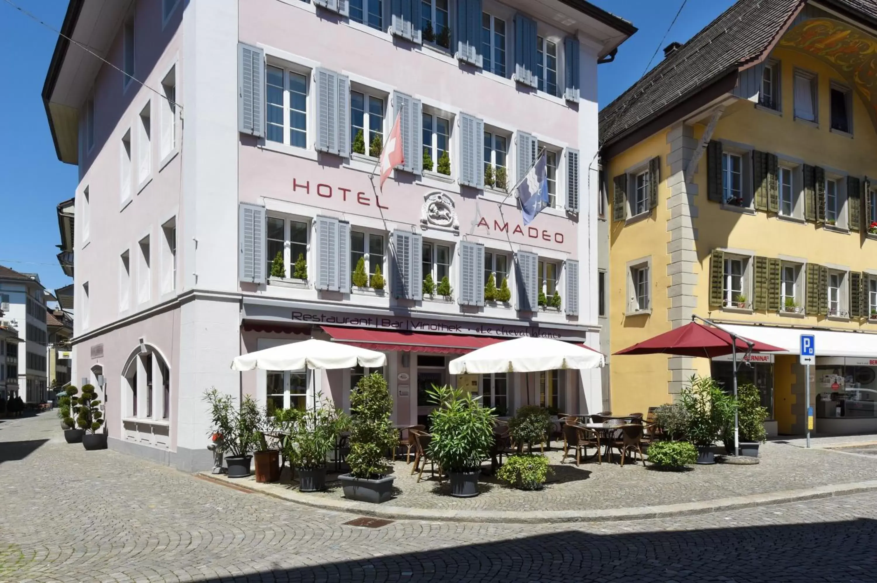 Balcony/Terrace, Property Building in Apart Hotel Amadeo