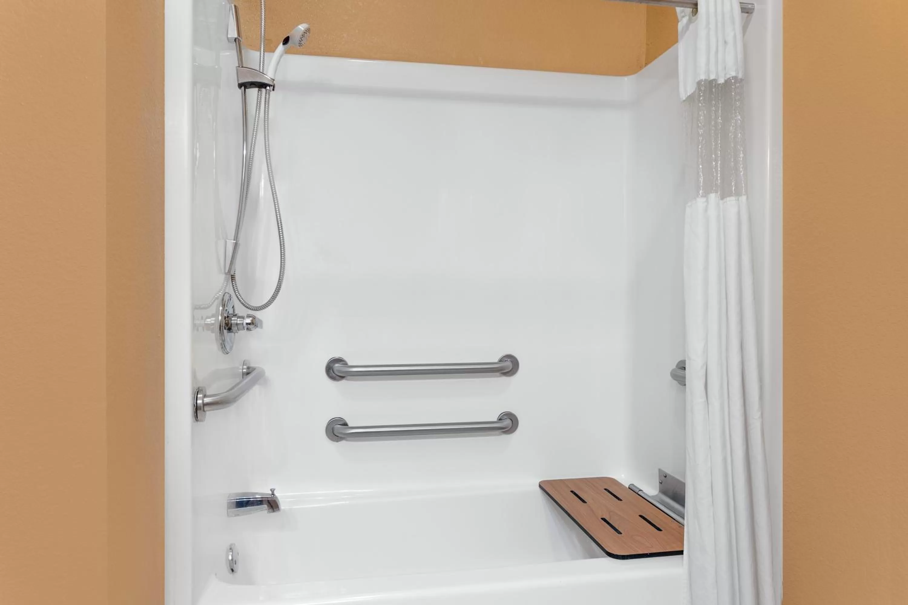 Shower in Baymont by Wyndham Augusta Riverwatch