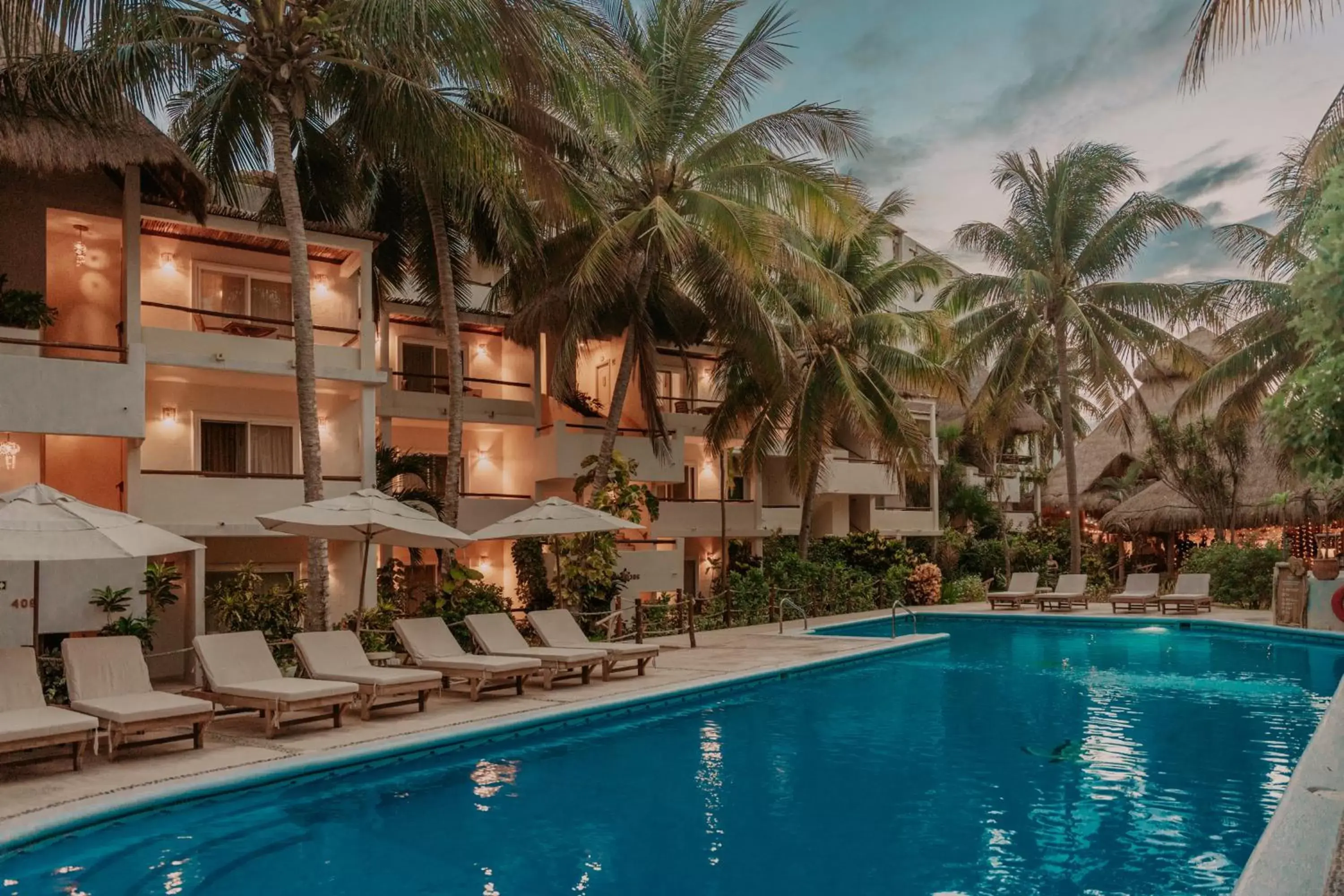 Property building in Petit Lafitte Beach Front Hotel & Bungalows Property building in Petit Lafitte Beach Front Hotel & Bungalows