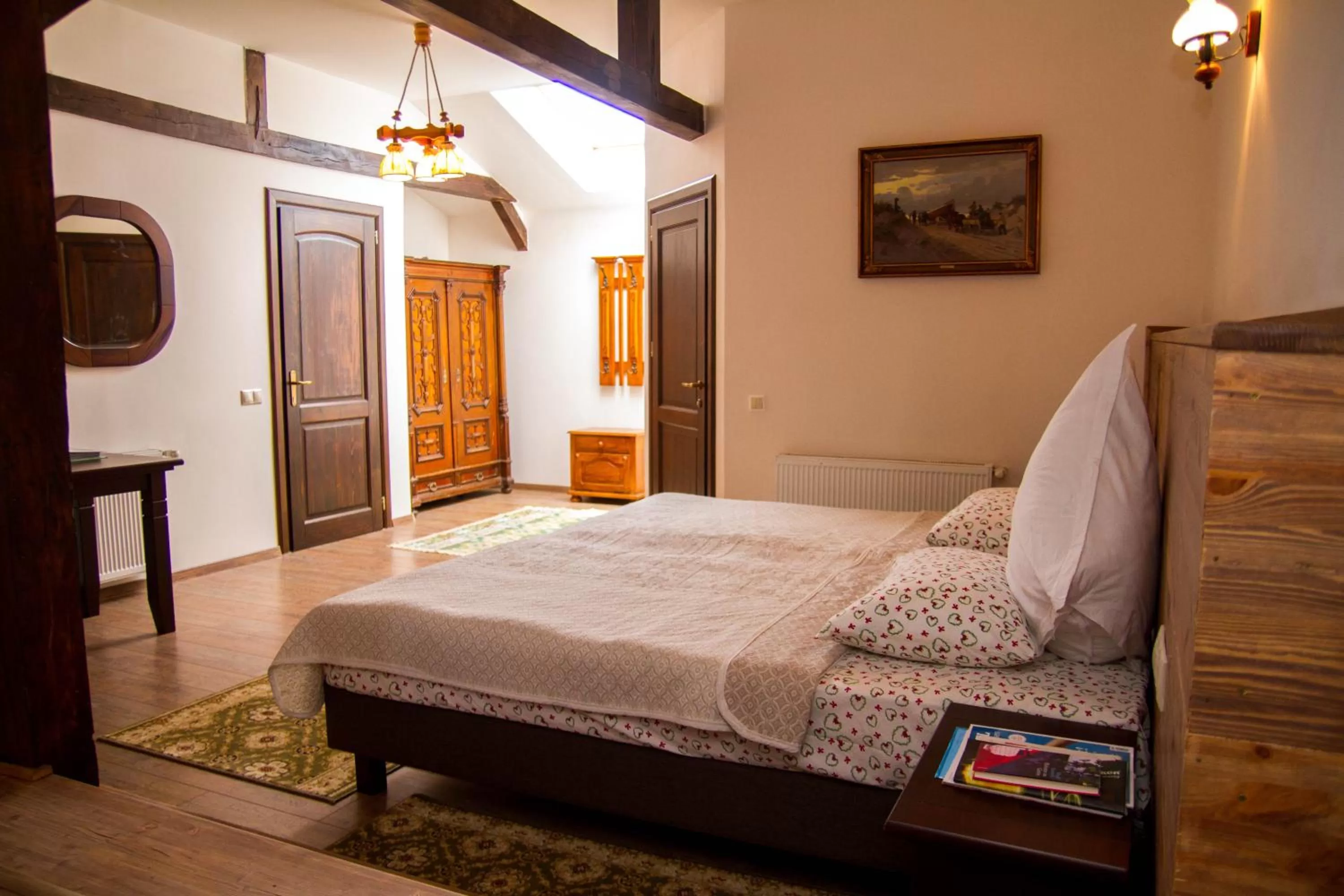 Bed in Hotel Bielmann