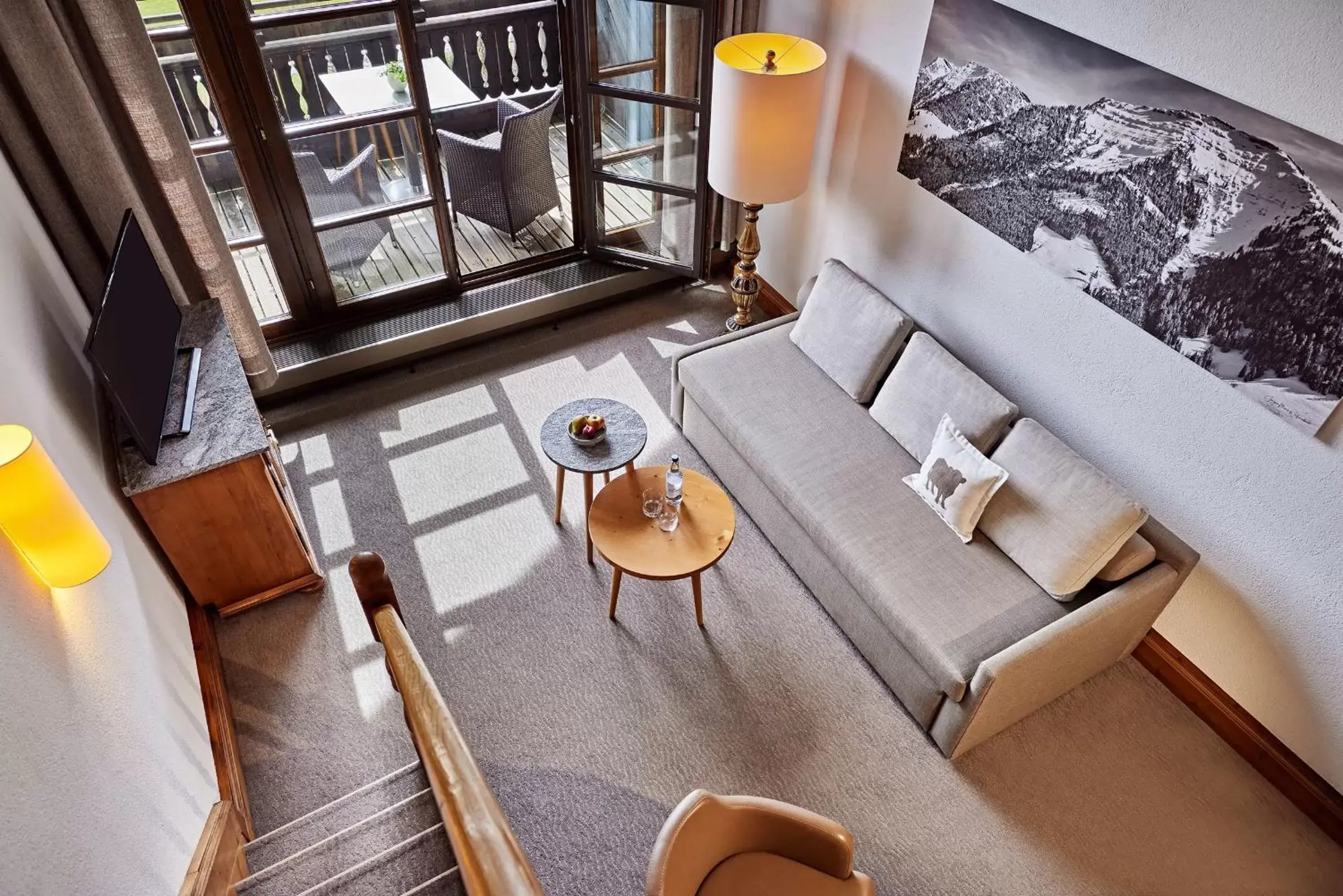 Living room in Lindner Hotel Oberstaufen Parkhotel, part of JdV by Hyatt