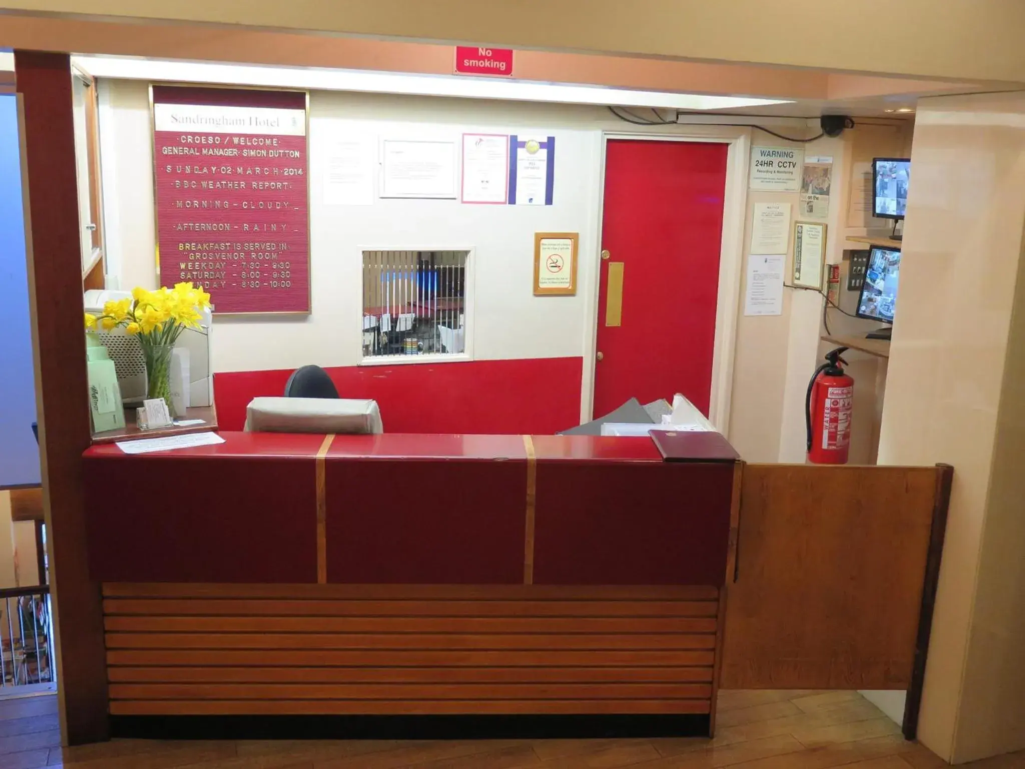 Lobby or reception, Lobby/Reception in Cardiff Sandringham Hotel