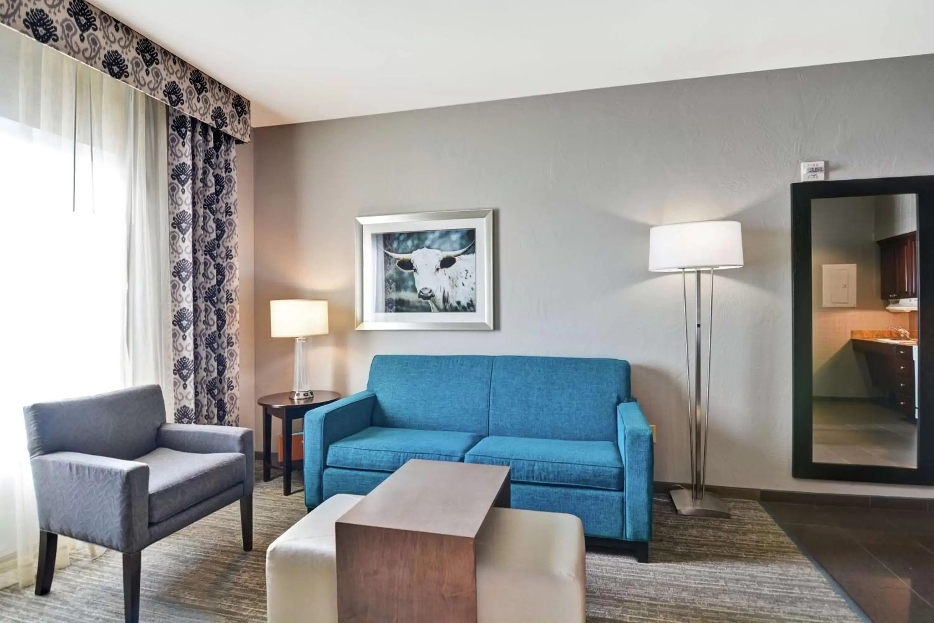 Living room, Seating Area in Homewood Suites by Hilton Amarillo