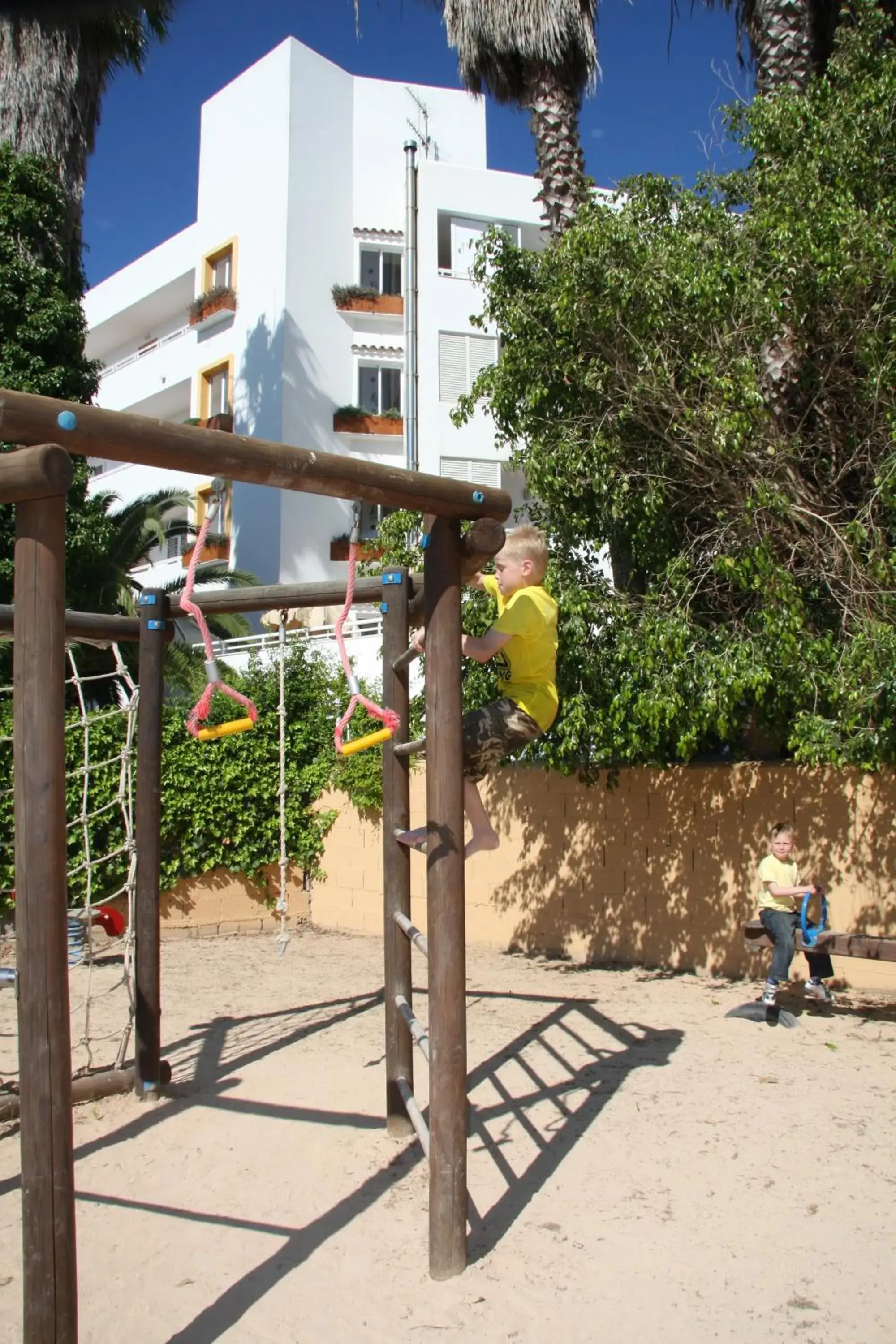 Children play ground, Patio/Outdoor Area in Hostal Mar y Huerta