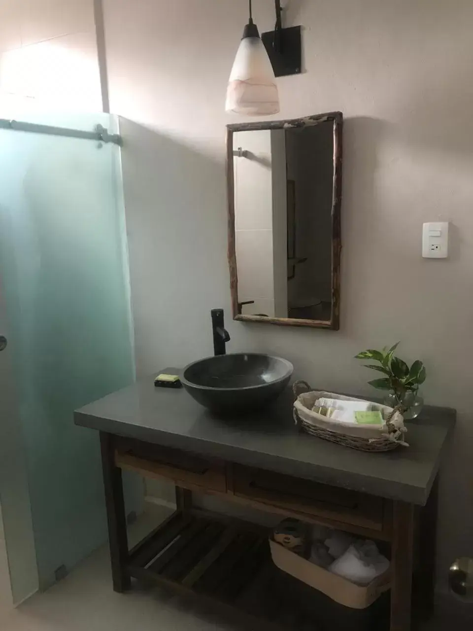 Bathroom in Agam Hotel