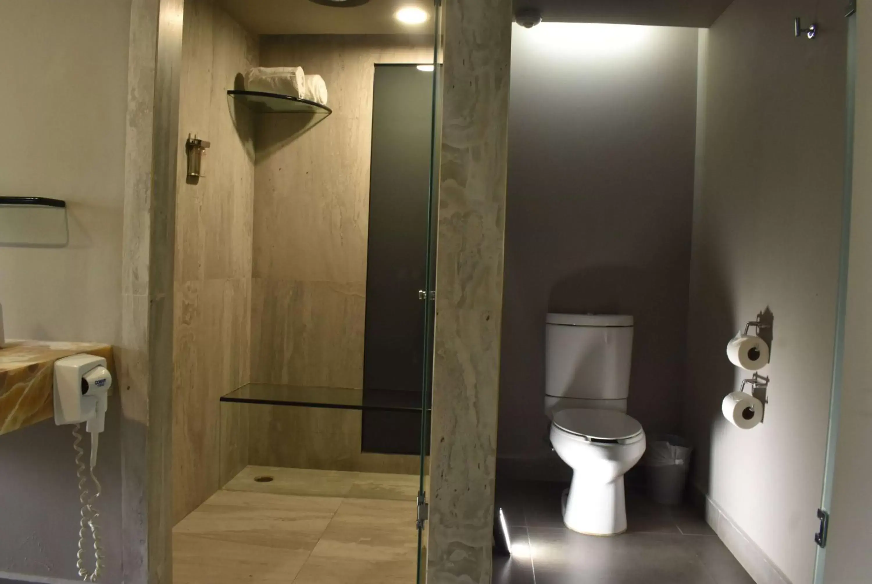 TV and multimedia, Bathroom in Ramada by Wyndham Mexico City Santa Fe