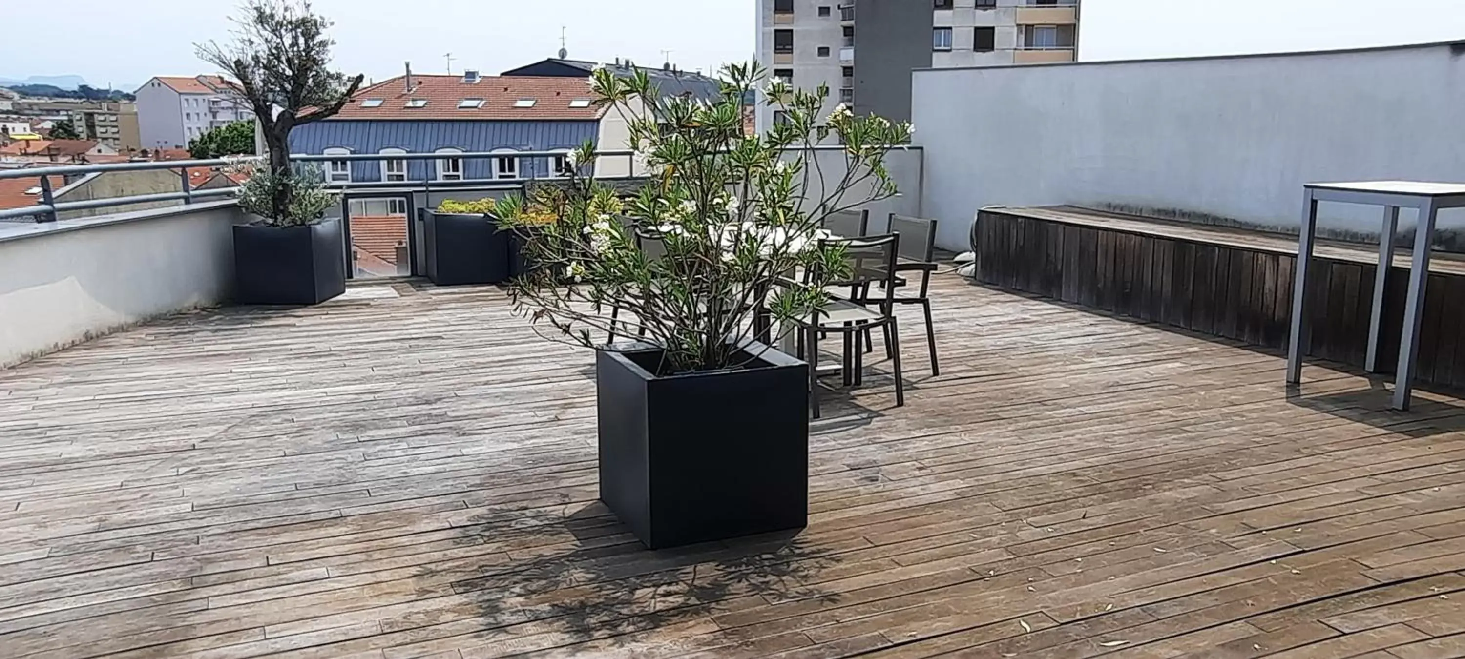 Balcony/Terrace in Appart’hôtel Hevea