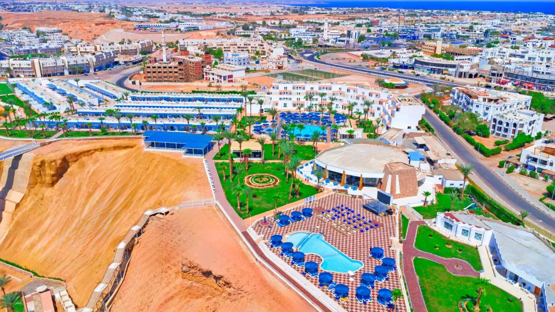 Bird's eye view, Bird's-eye View in Albatros Sharm Resort - By Pickalbatros